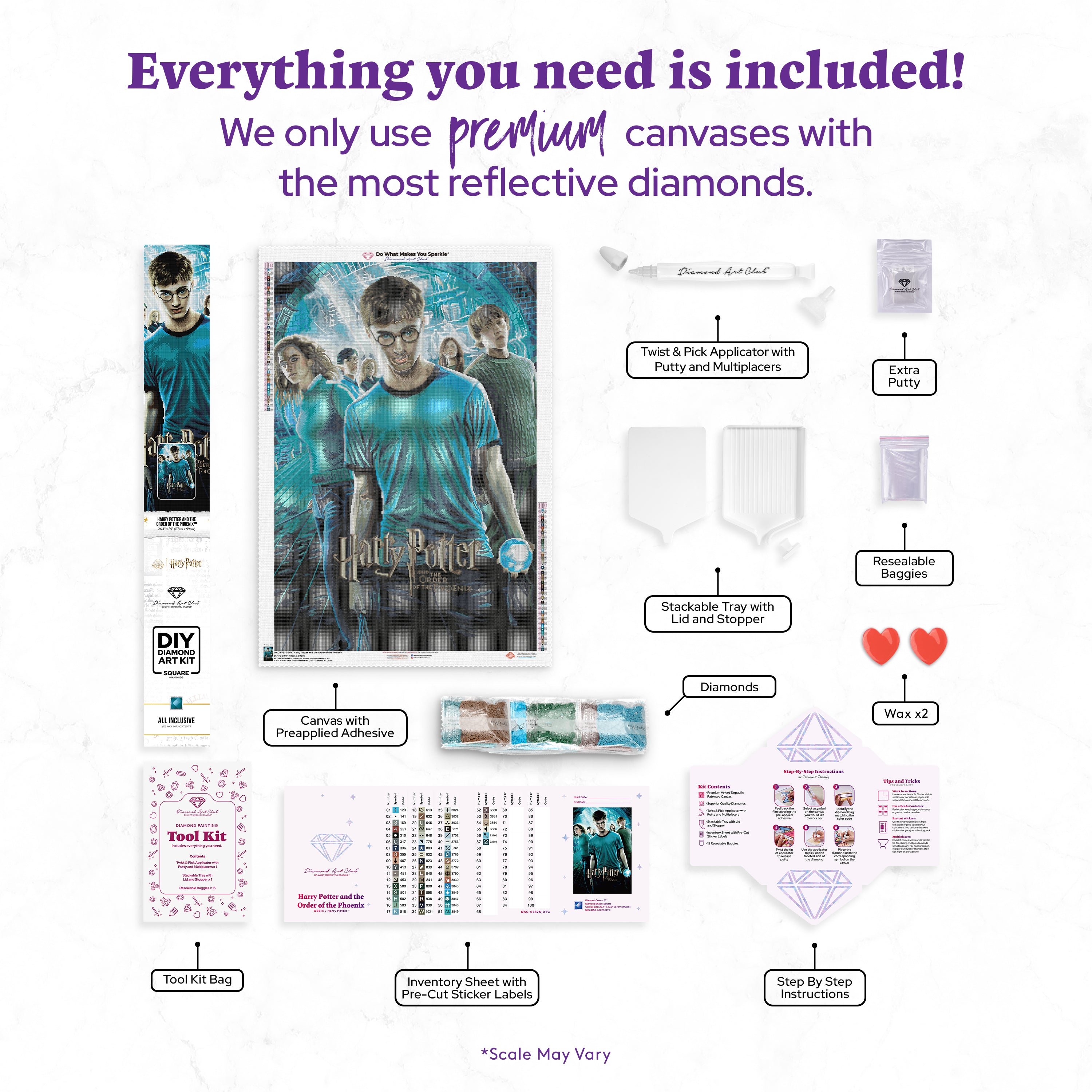 Harry Potter and the Order of the Phoenix Diamond Painting Kit
