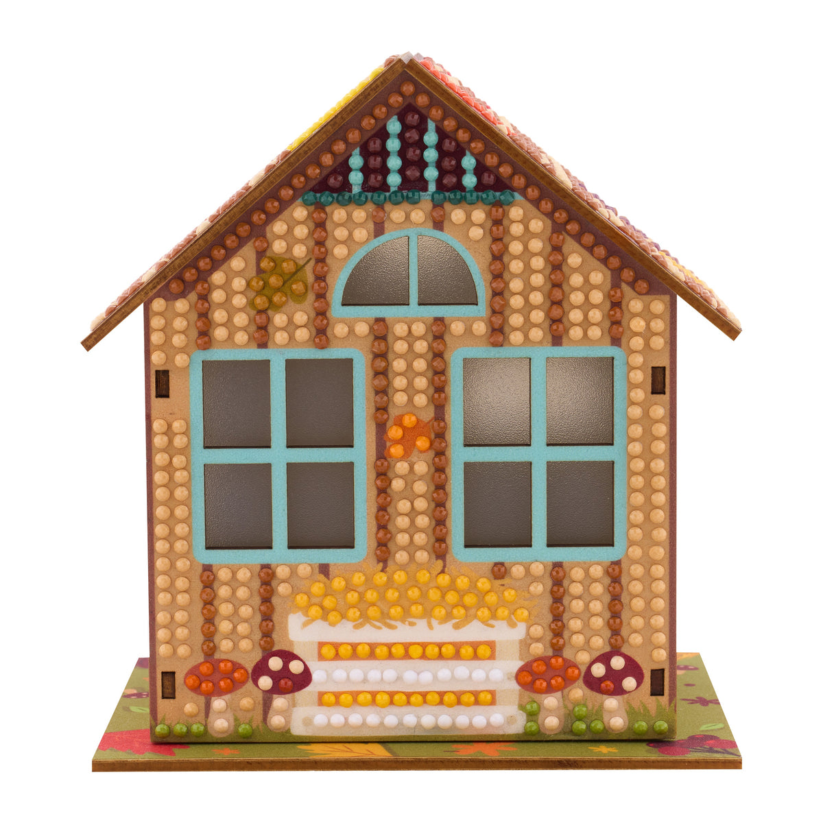 Diamond Painting Harvest Haven - Gem House 5.5" x 4.1" x 3.1" (14 x 10.5 x 8cm) / Round with 38 Colors / 415