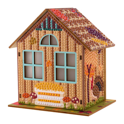 Diamond Painting Harvest Haven - Gem House 5.5" x 4.1" x 3.1" (14 x 10.5 x 8cm) / Round with 38 Colors / 415