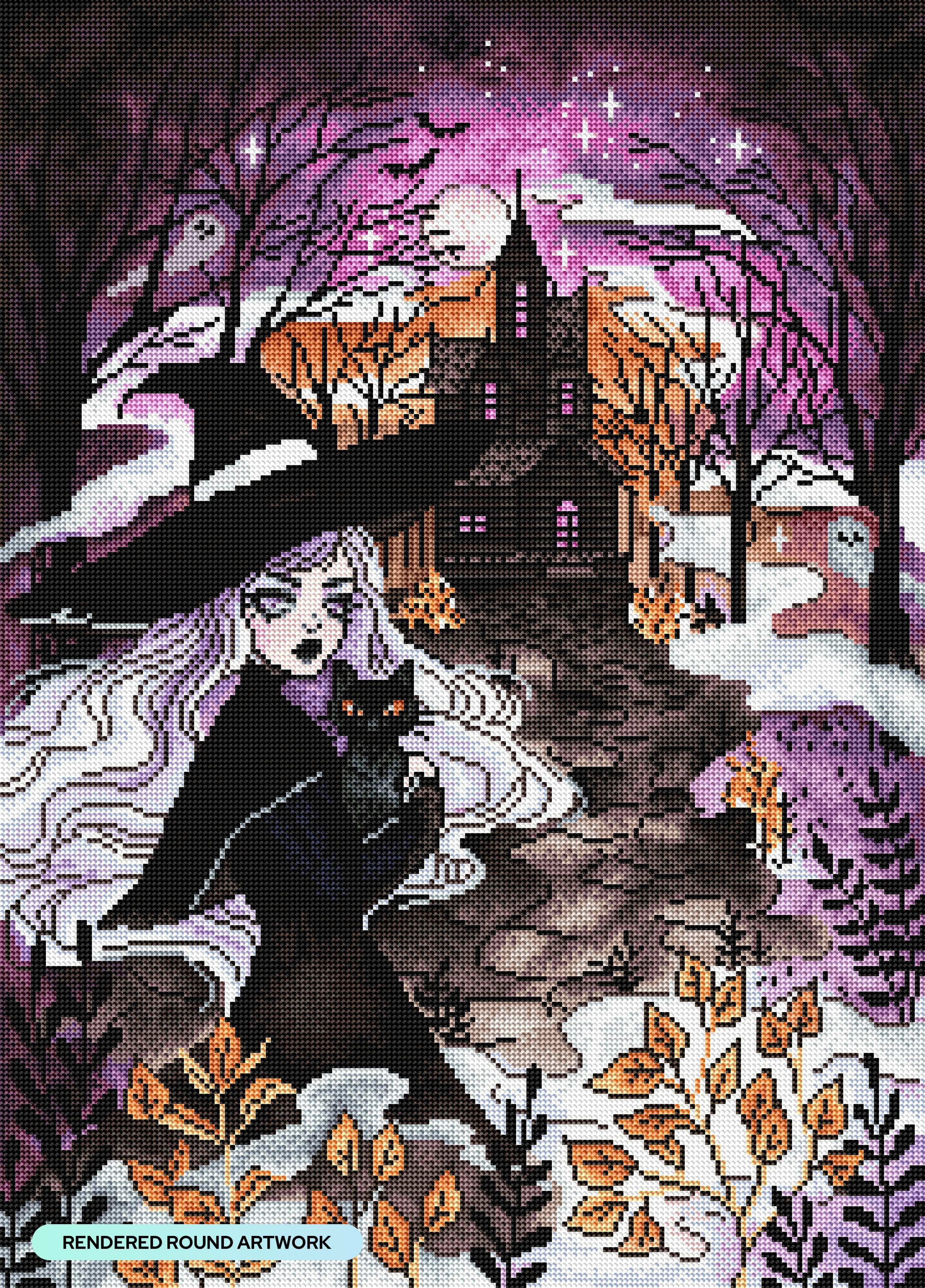 ダイヤモンドアートクラブ　Haunted Haunted – Diamond Art Club