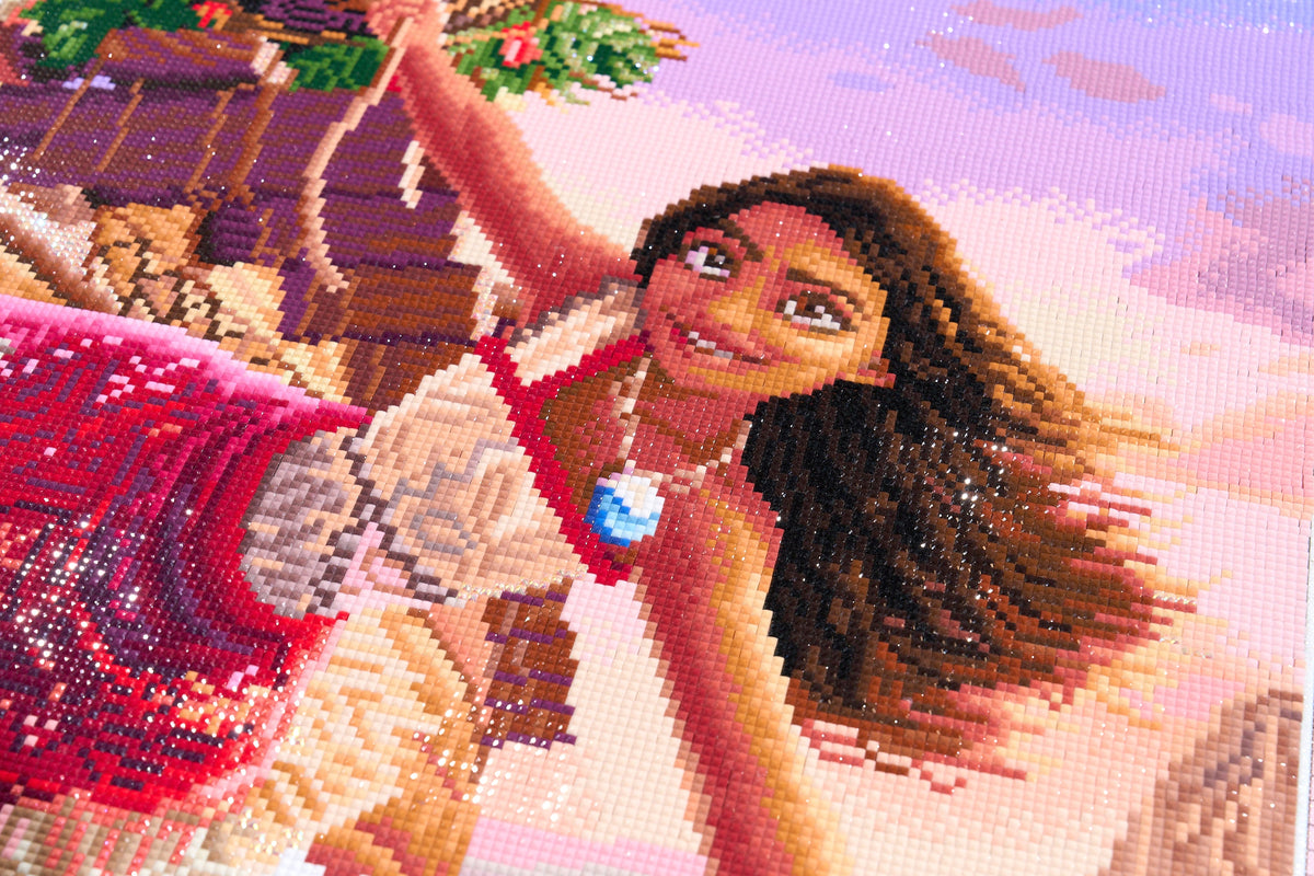 Diamond Painting Hear the Ocean's Call 25.6" x 30.7" (65cm x 77.9cm) / Square with 99 Colors including 3 ABs and 2 Fairy Dust Diamonds / 81,693