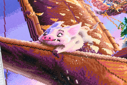 Diamond Painting Hear the Ocean's Call 25.6" x 30.7" (65cm x 77.9cm) / Square with 99 Colors including 3 ABs and 2 Fairy Dust Diamonds / 81,693