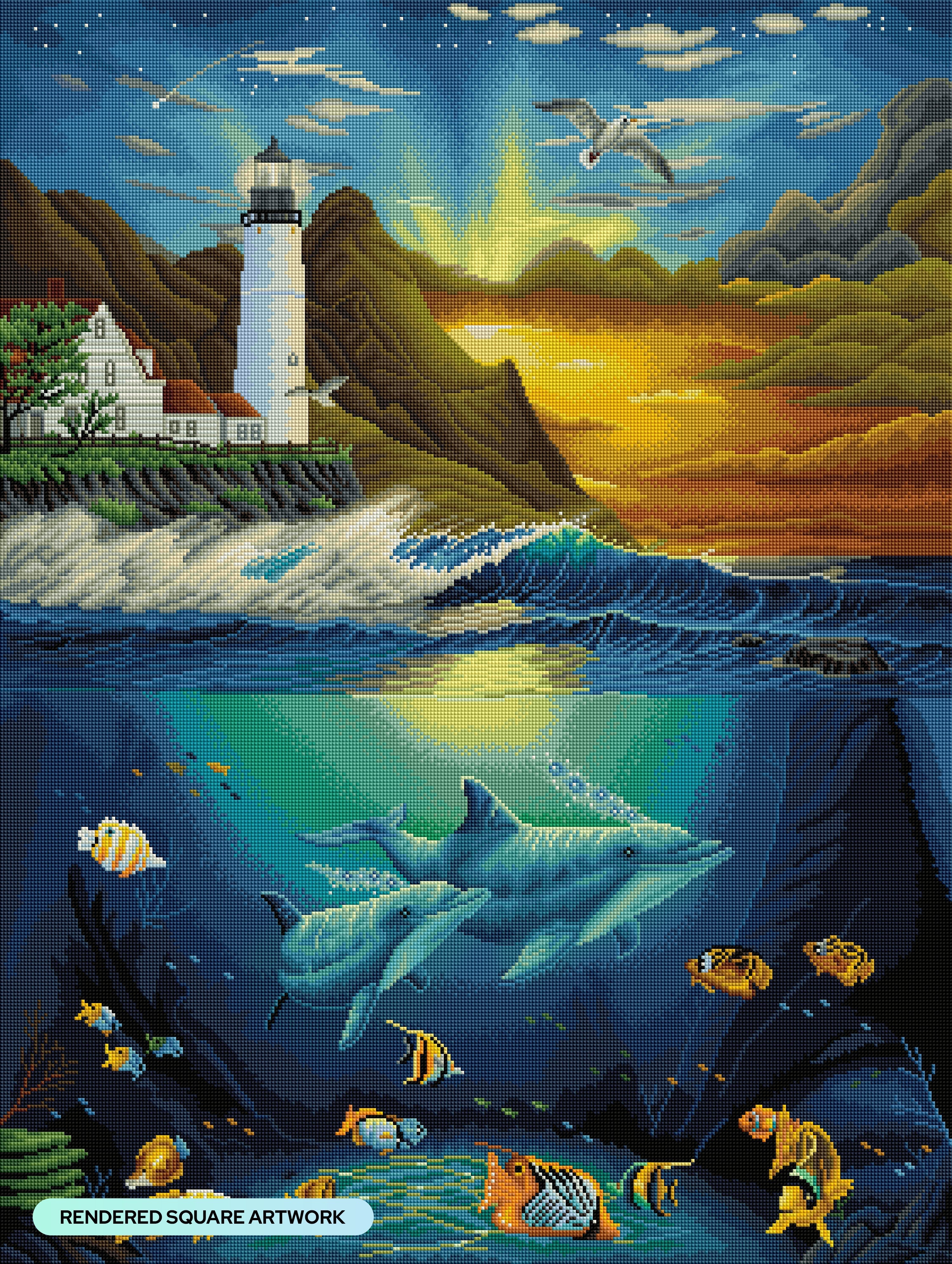 Heavenly Passage Lighthouse – Diamond Art Club