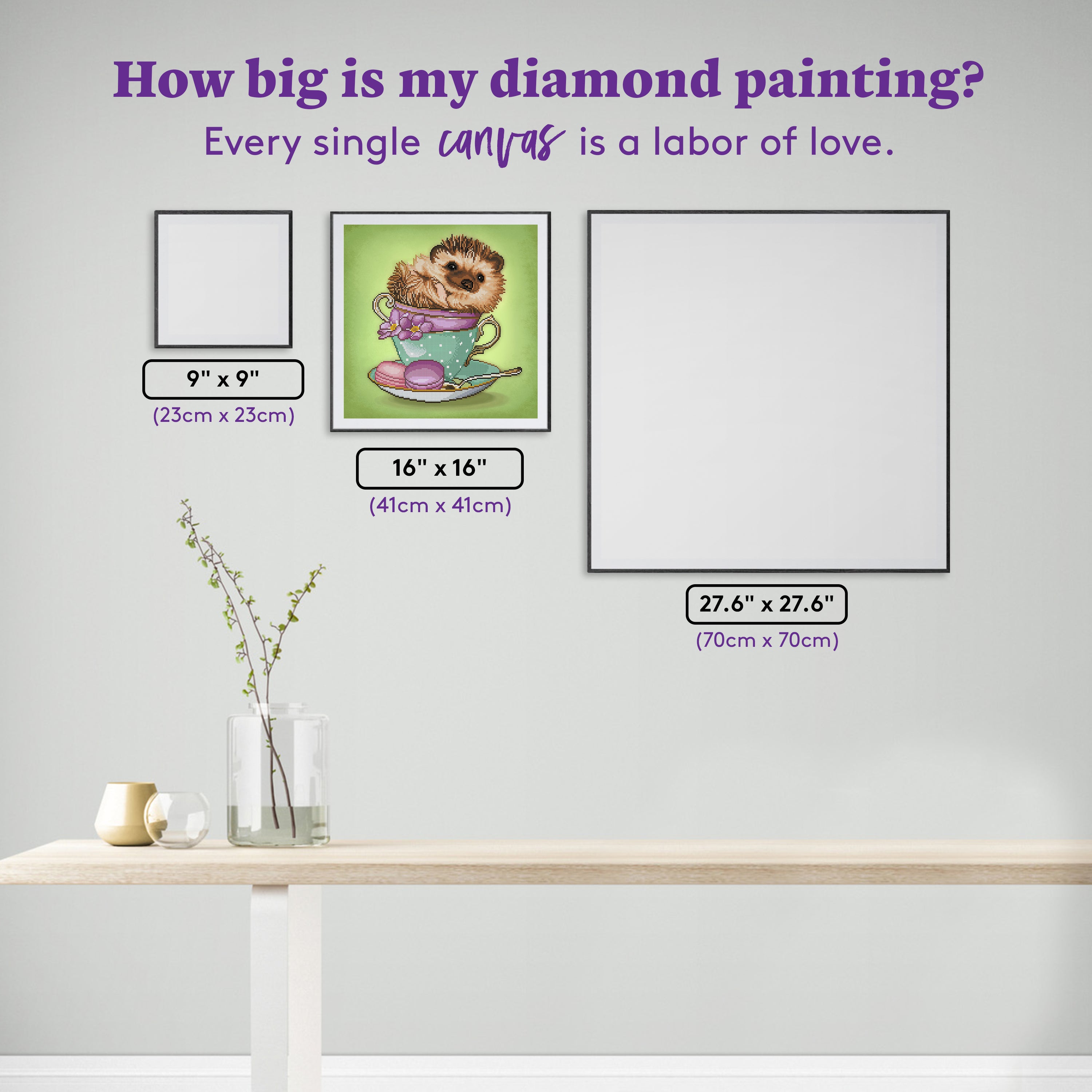 Hedgehog – Diamond Art Club