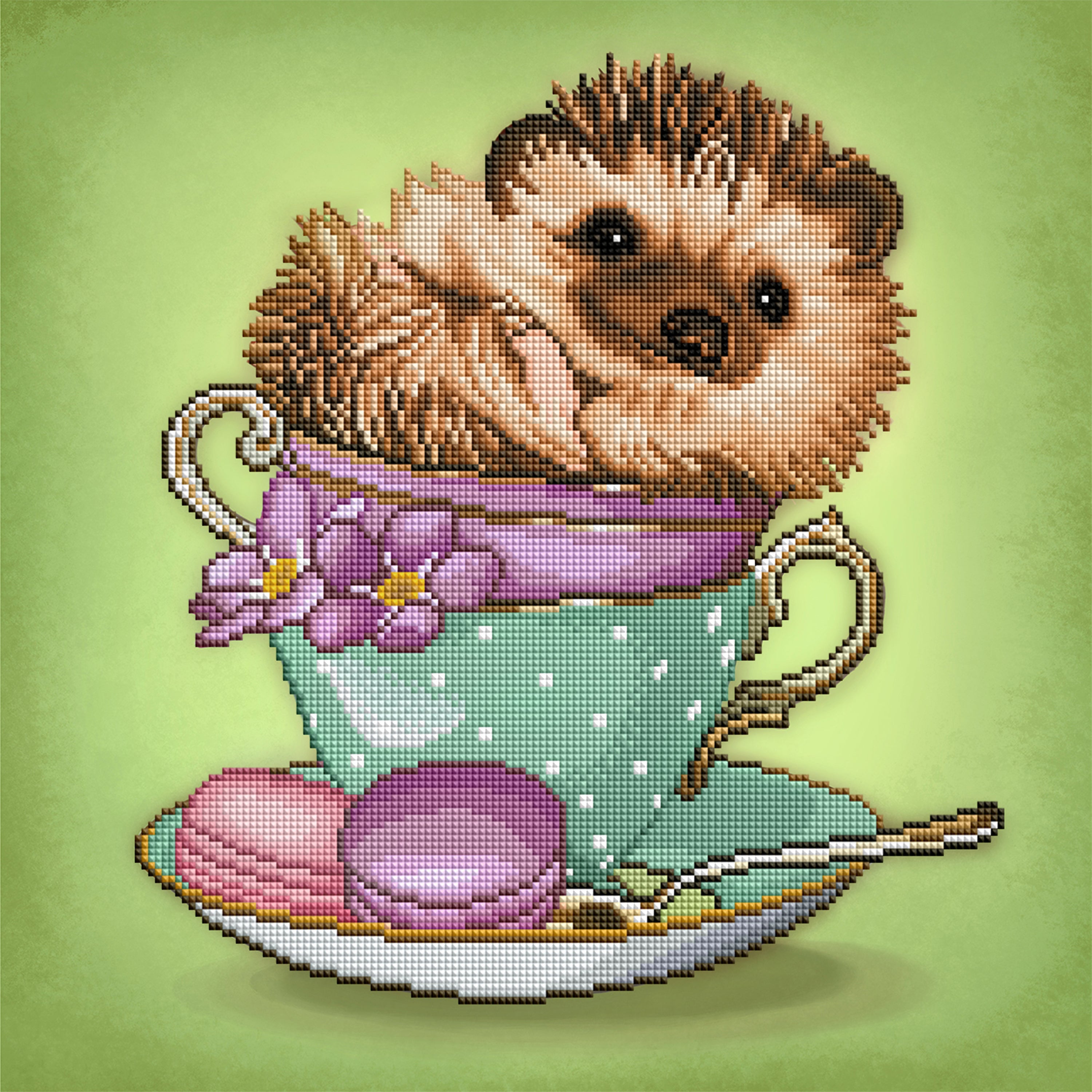 Hedgehog – Diamond Art Club