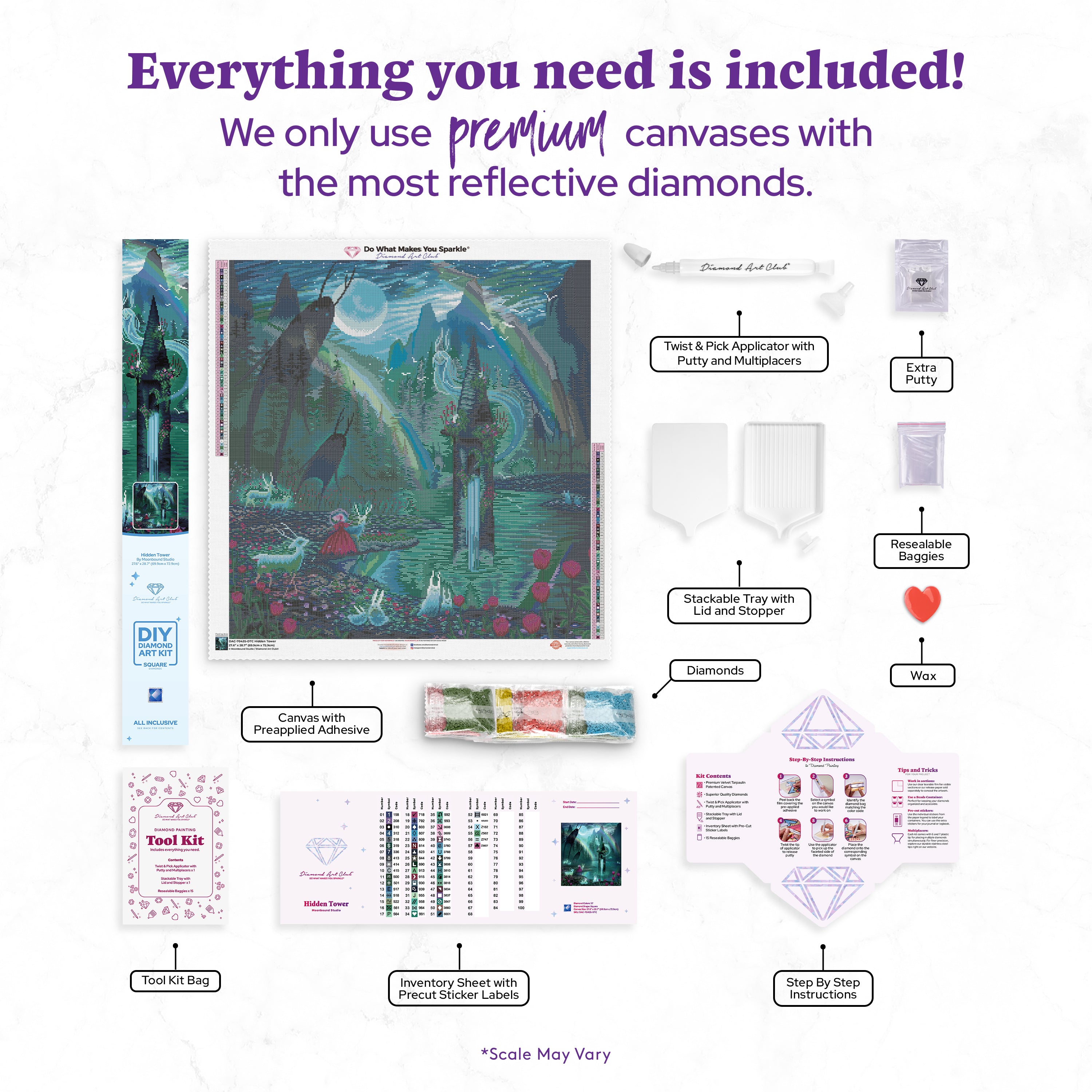 Hidden Tower – Diamond Art Club
