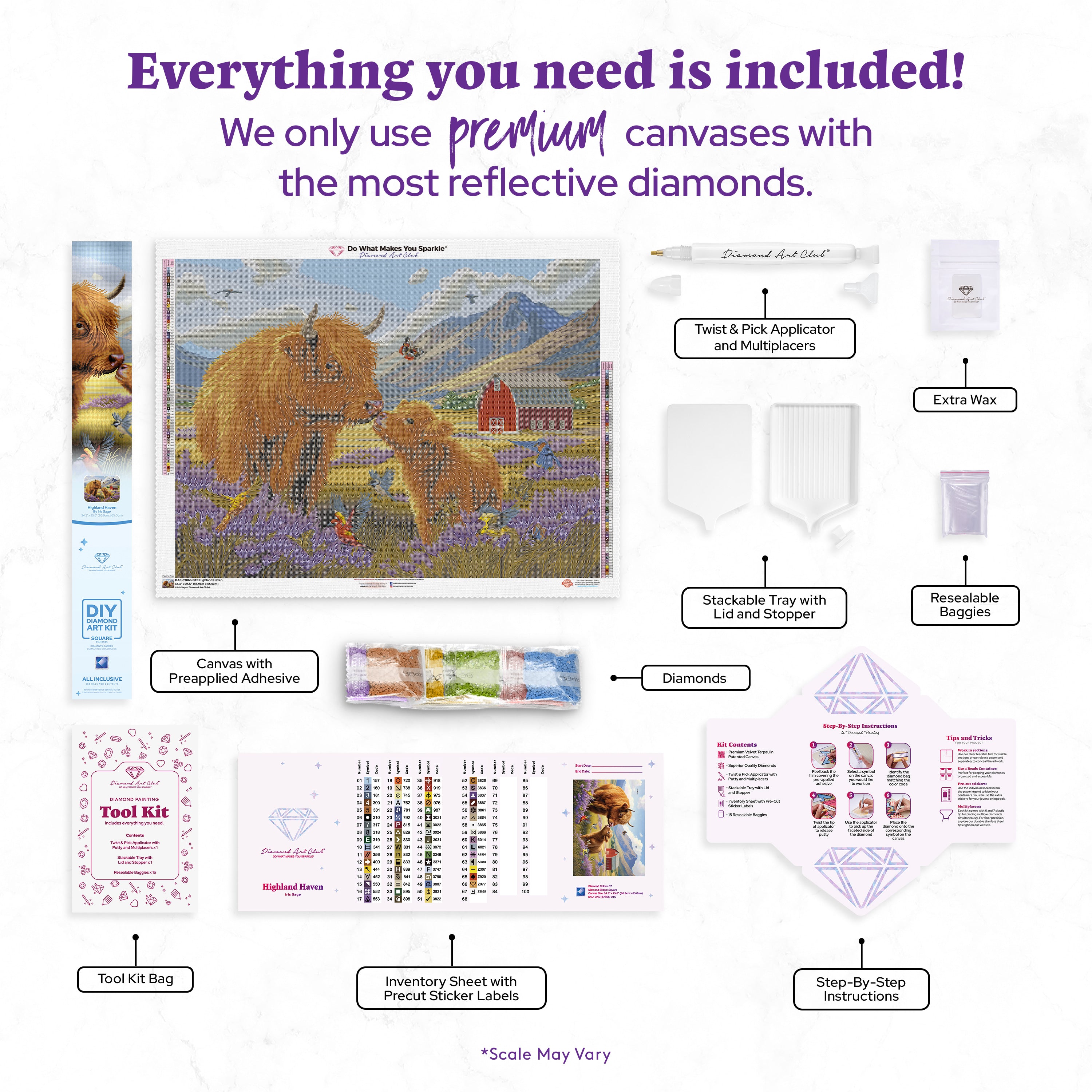 Highland Haven Diamond Painting Kit – Diamond Art Club