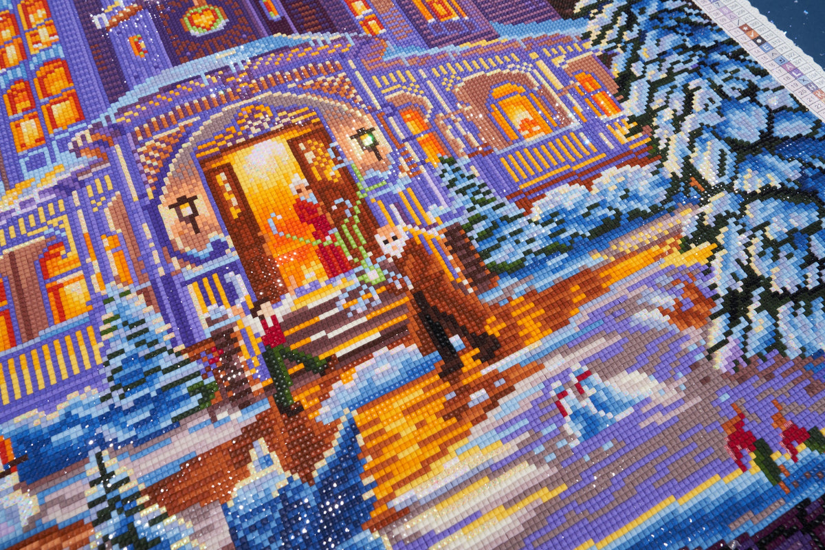 Diamond Painting Home Is Where the Magic Is 25.6" x 42.1" (65cm x 107cm) / Square with 58 Colors including 3 ABs and 1 Fairy Dust Diamonds / 111,969
