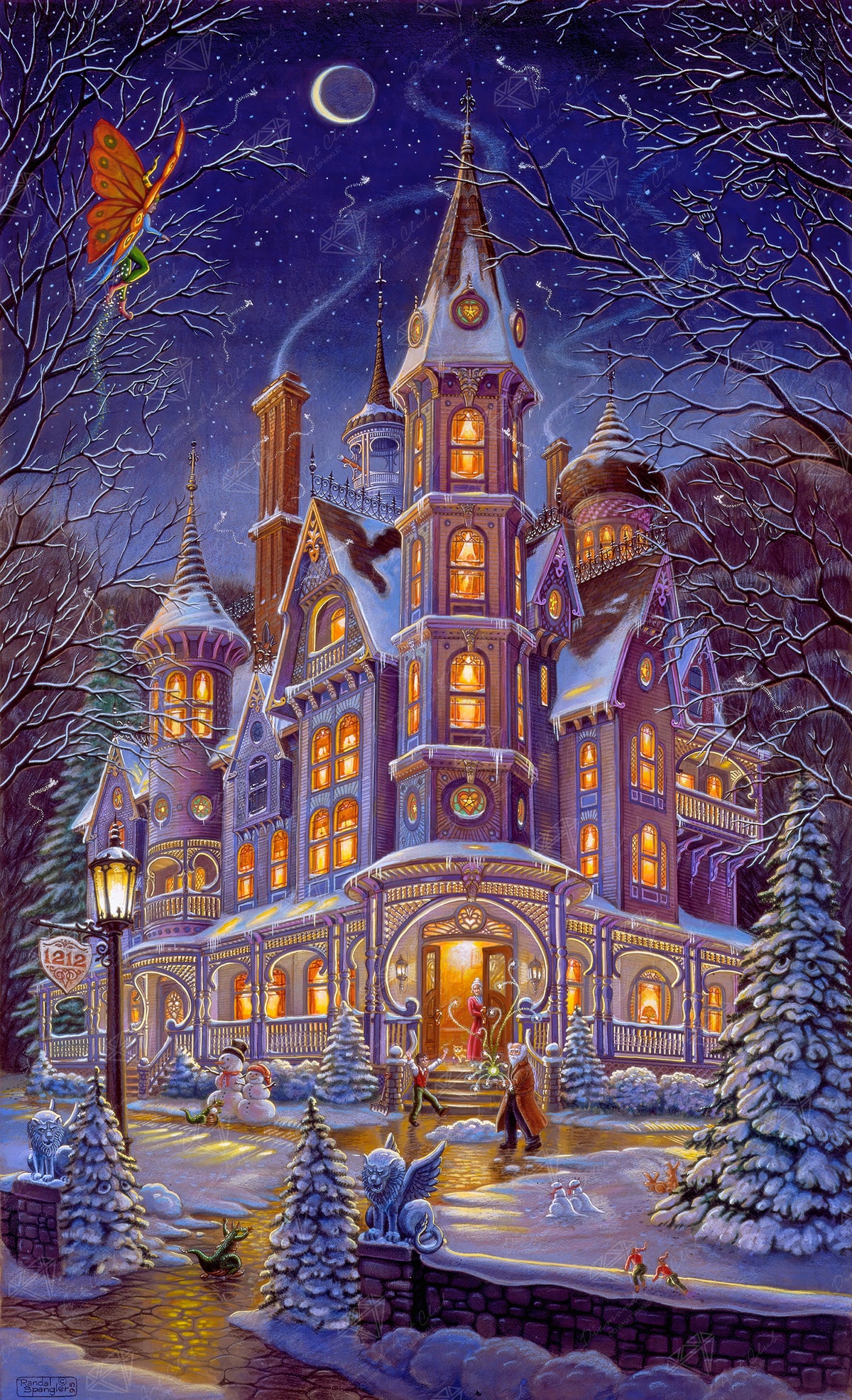 Diamond Painting Home Is Where the Magic Is 25.6" x 42.1" (65cm x 107cm) / Square with 58 Colors including 3 ABs and 1 Fairy Dust Diamonds / 111,969