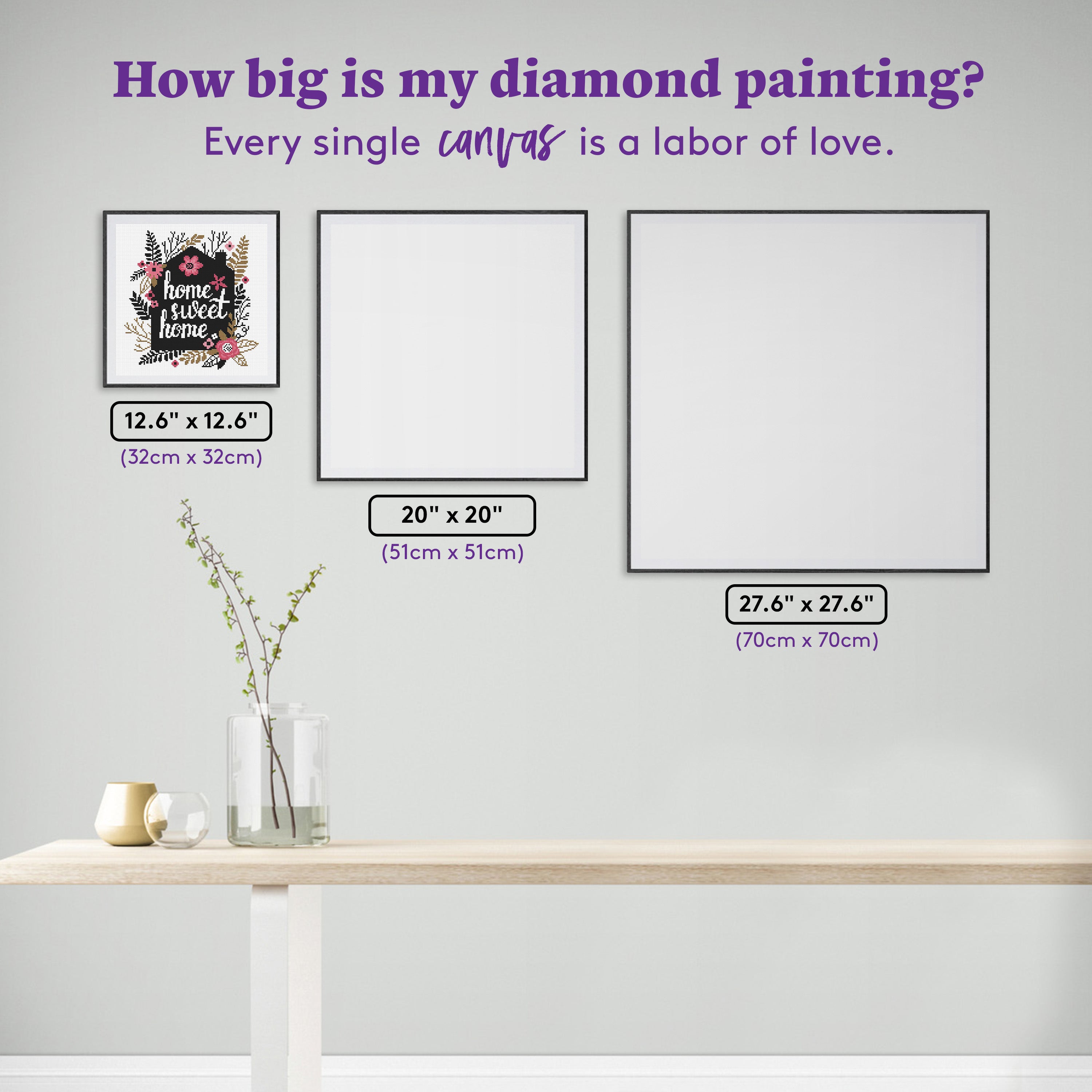 Home Sweet Home Diamond Painting Kit – Diamond Art Club
