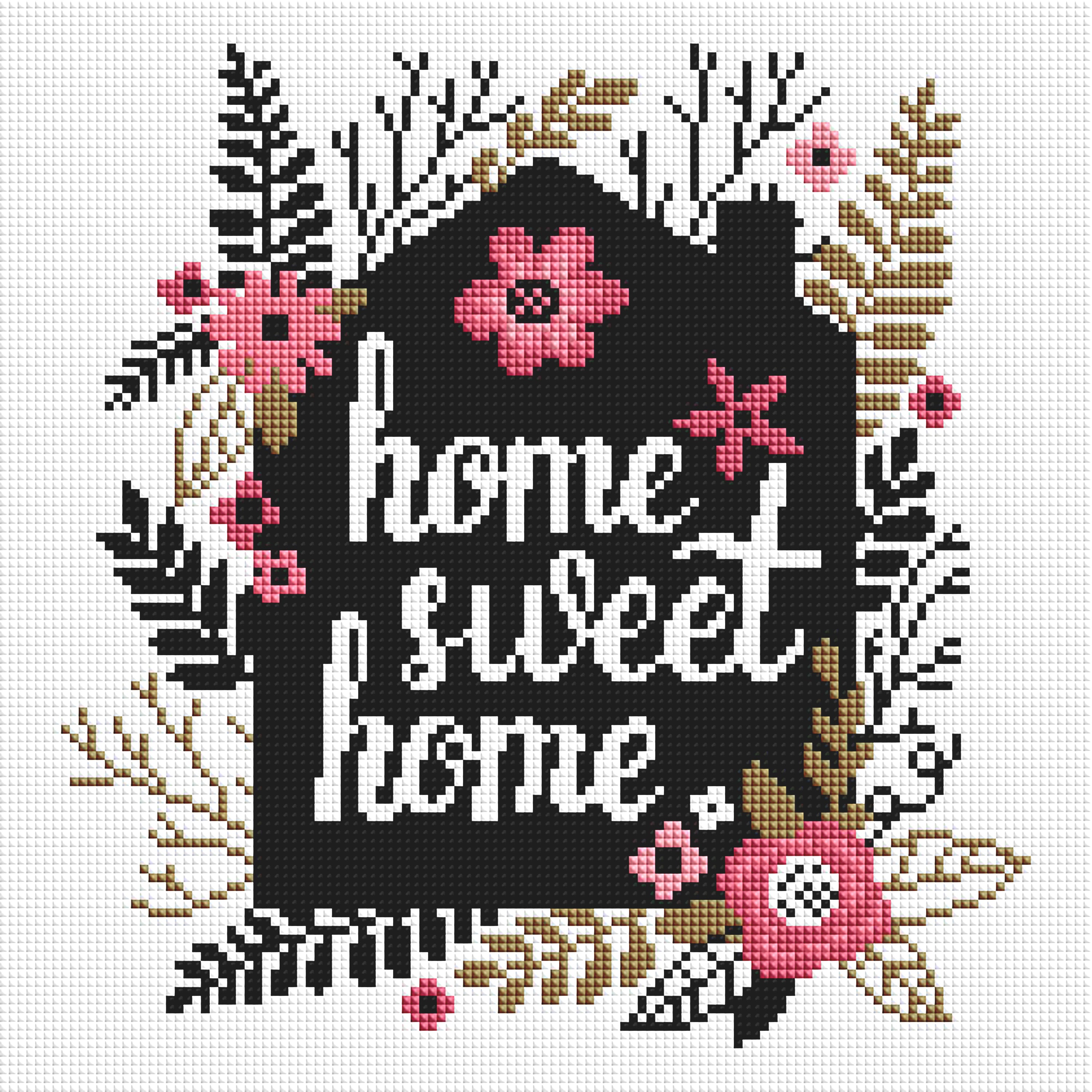 SWEET HOME Kreuzstich-Set „Lady In Painting“ – 160 X 220 Stiche, 14 Karat, ägyptische Baumwolle, 40 X 46 Cm