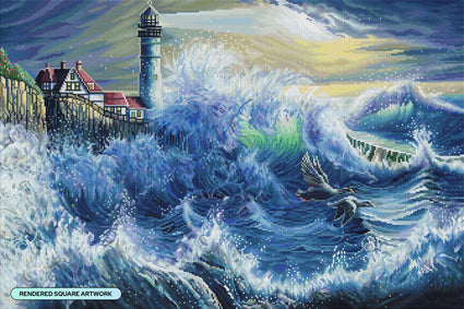 Diamond Painting Hope for the Future 33" x 22" (83.7cm x 55.8cm) / Square with 87 Colors including 1 AB and 5 Fairy Dust Diamonds / 75,264