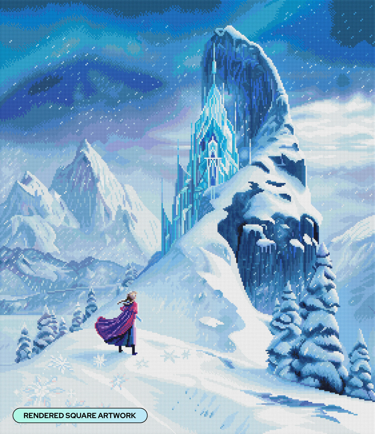 Diamond Painting Hope for the Kingdom 27.6" x 31.9" (69.9cm x 80.9cm) / Square with 60 Colors including 2 ABs and 3 Fairy Dust Diamonds / 91,325