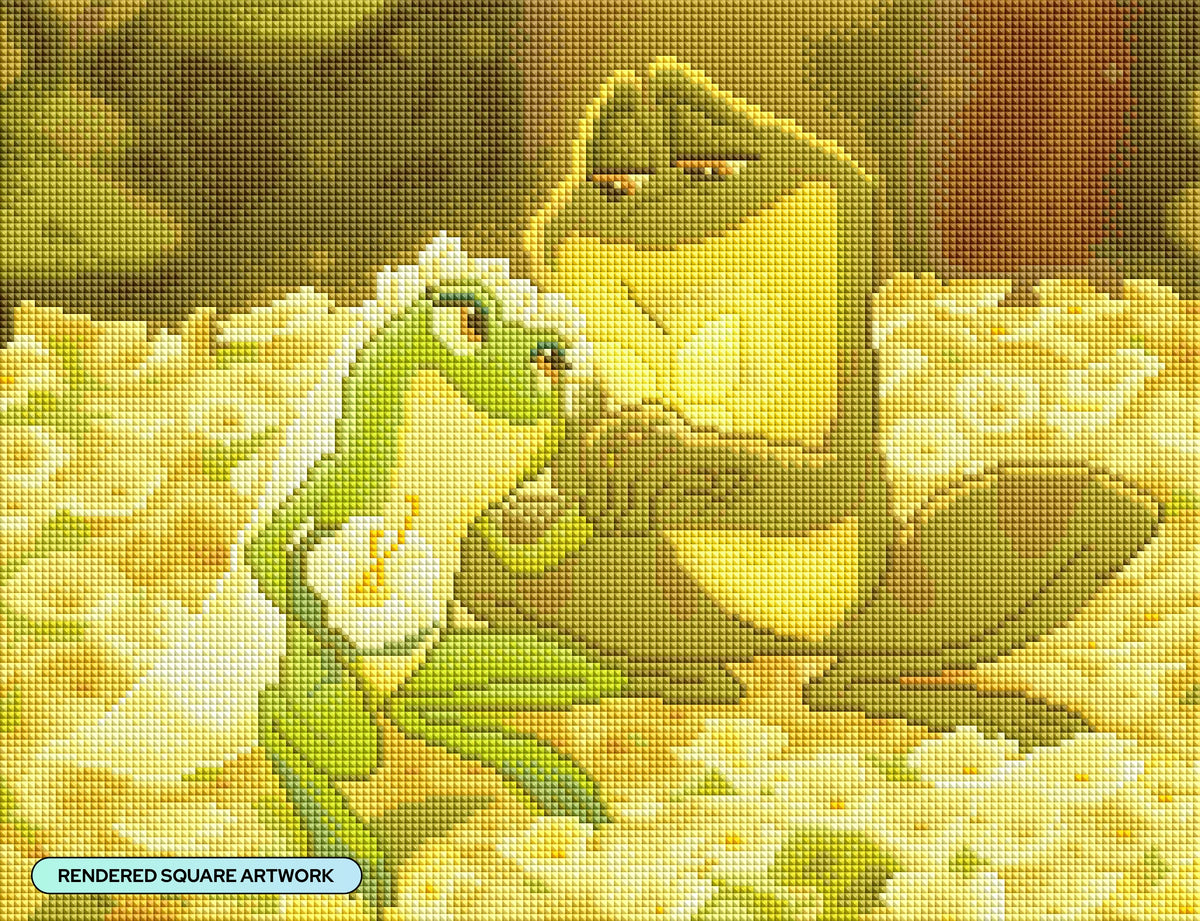 Diamond Painting If Your Heart is True, Your Dreams Come True 17" x 13" (42.8cm x 32.8cm) / Square with 26 Colors including 2 ABs and 3 Fairy Dust Diamonds / 22,704