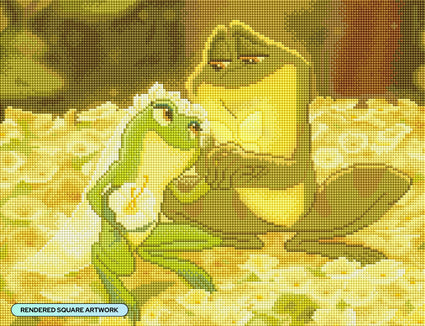 Diamond Painting If Your Heart is True, Your Dreams Come True 17" x 13" (42.8cm x 32.8cm) / Square with 26 Colors including 2 ABs and 3 Fairy Dust Diamonds / 22,704