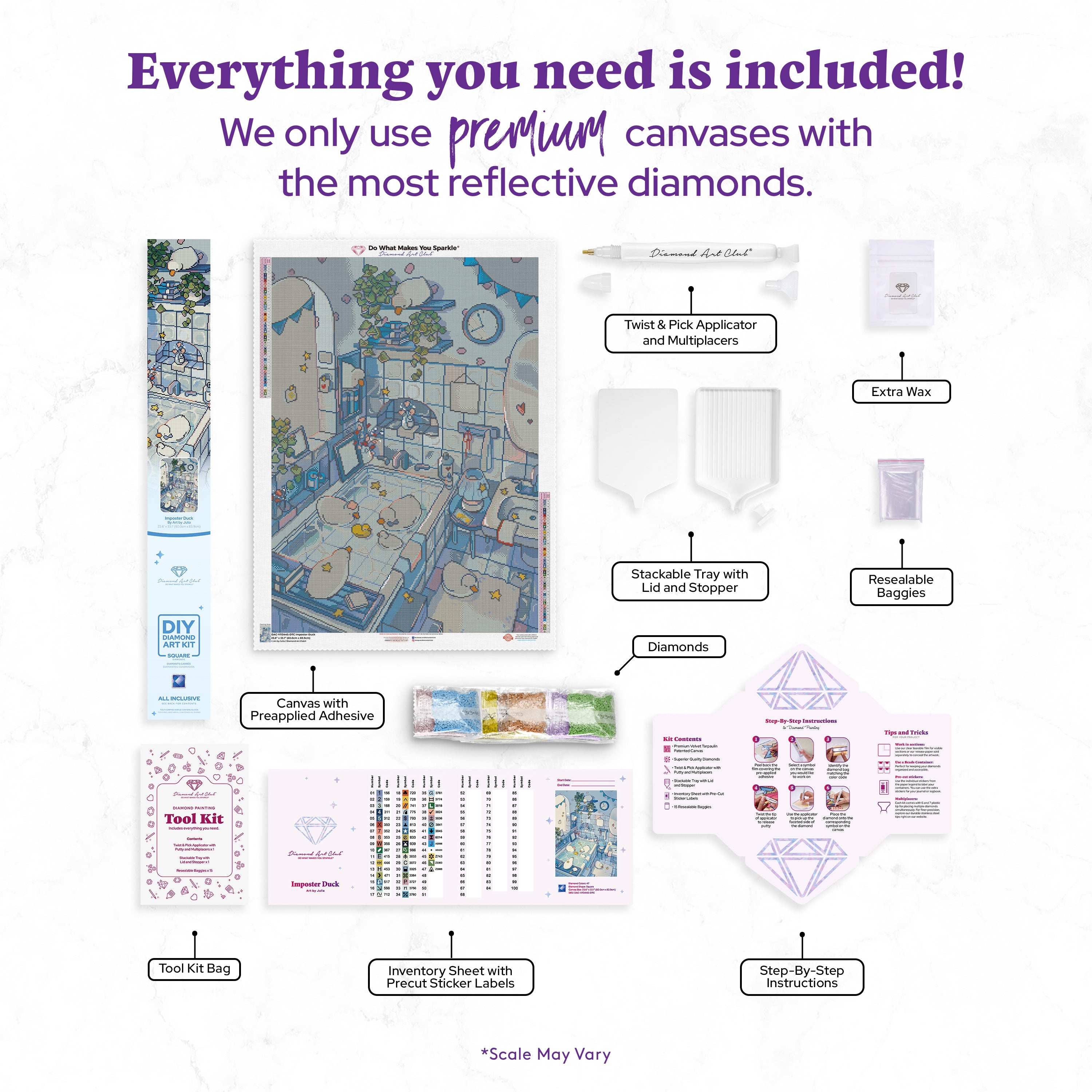 Imposter Duck Diamond Painting Kit – Diamond Art Club