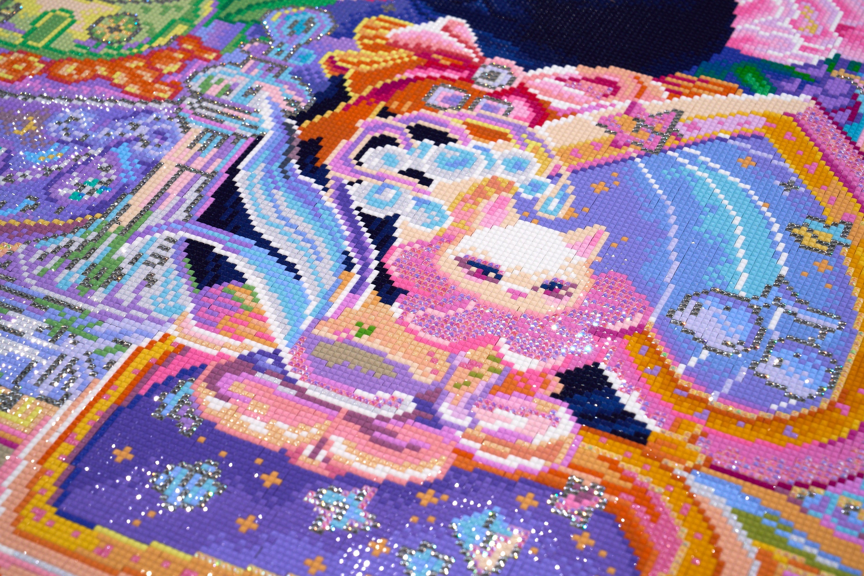 猫のオルゴールの片隅で ダイヤモンドアートキット – Diamond Art Club