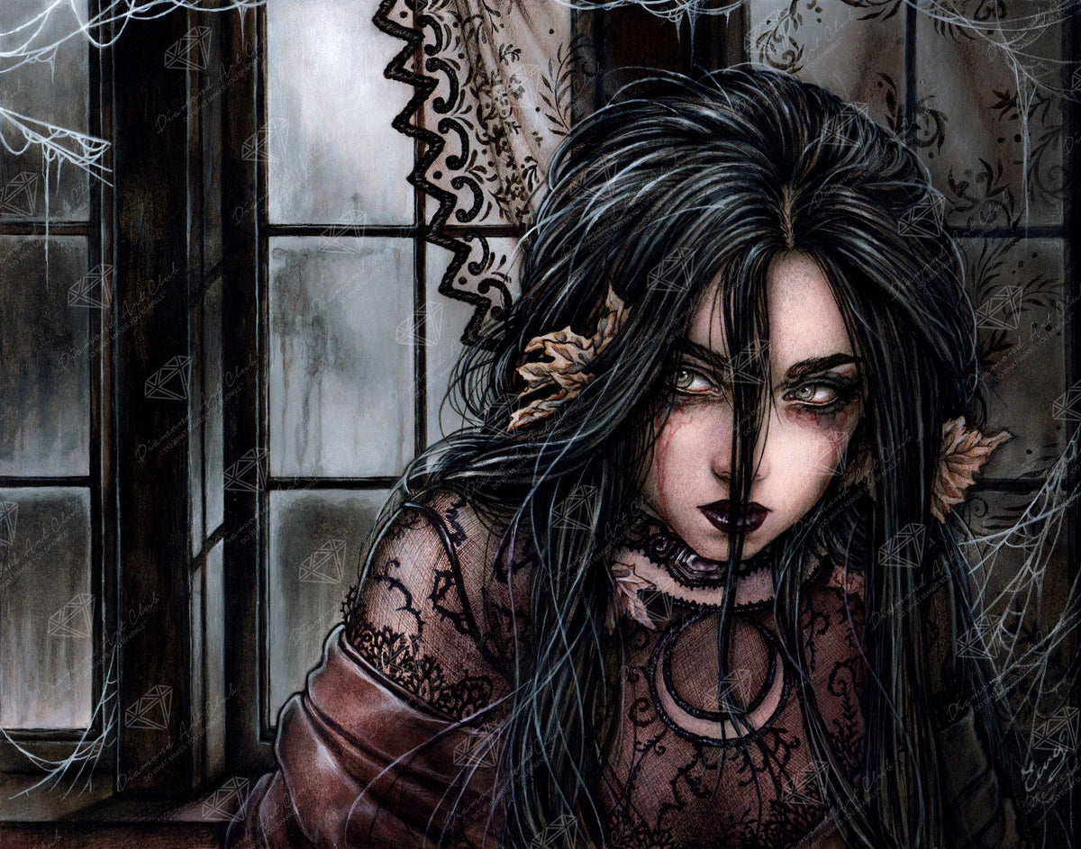 Diamond Painting In the Witch House 5 28" x 22" (70.7cm x 55.6cm) / Round with 36 Colors including 1 AB and 2 Fairy Dust Diamonds / 51,914
