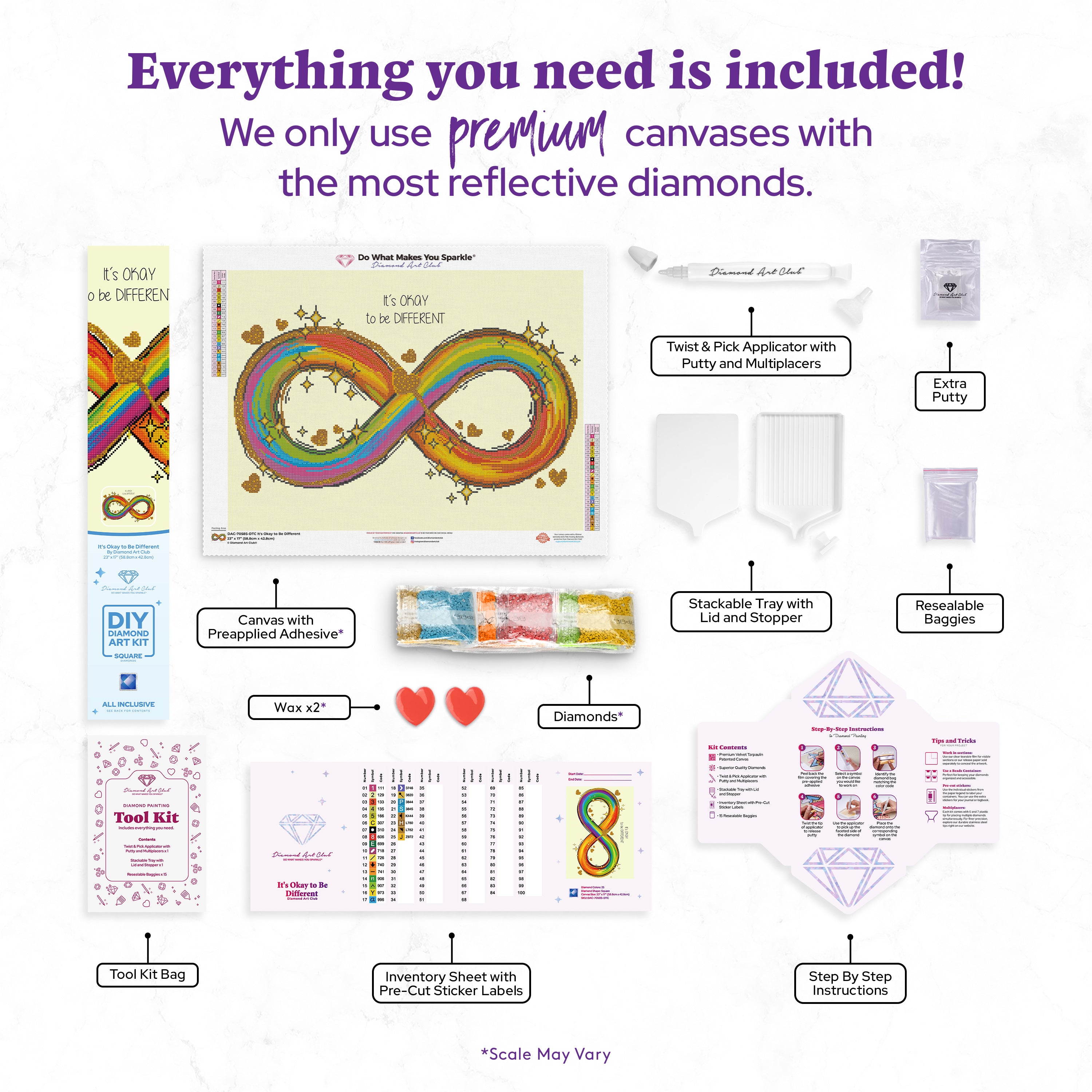 It's Okay to Be Different – Diamond Art Club
