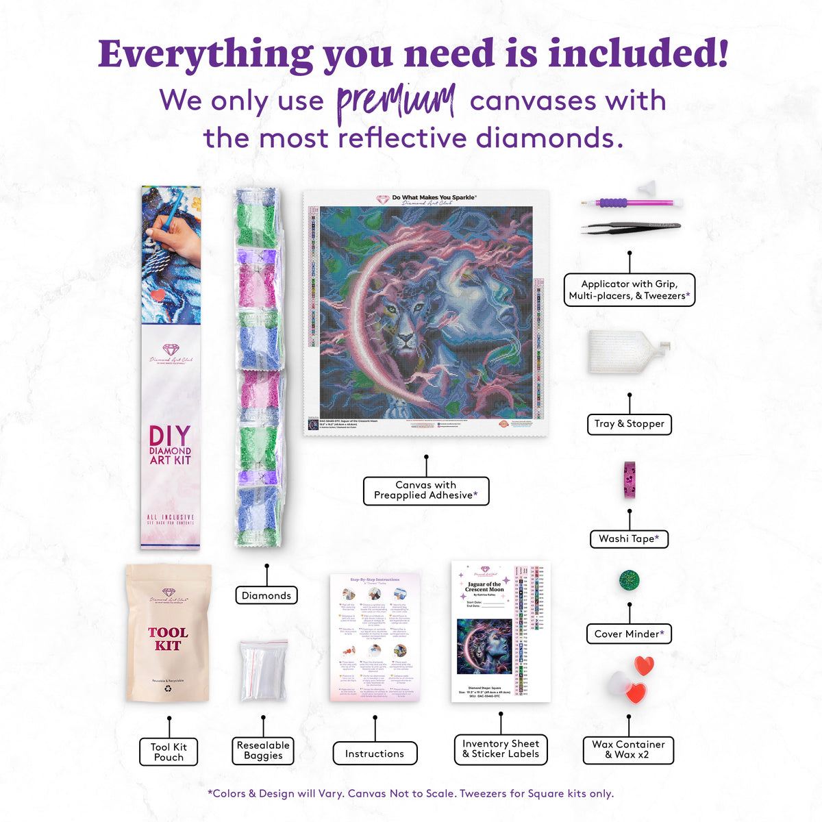 Diamond Painting Jaguar of the Crescent Moon