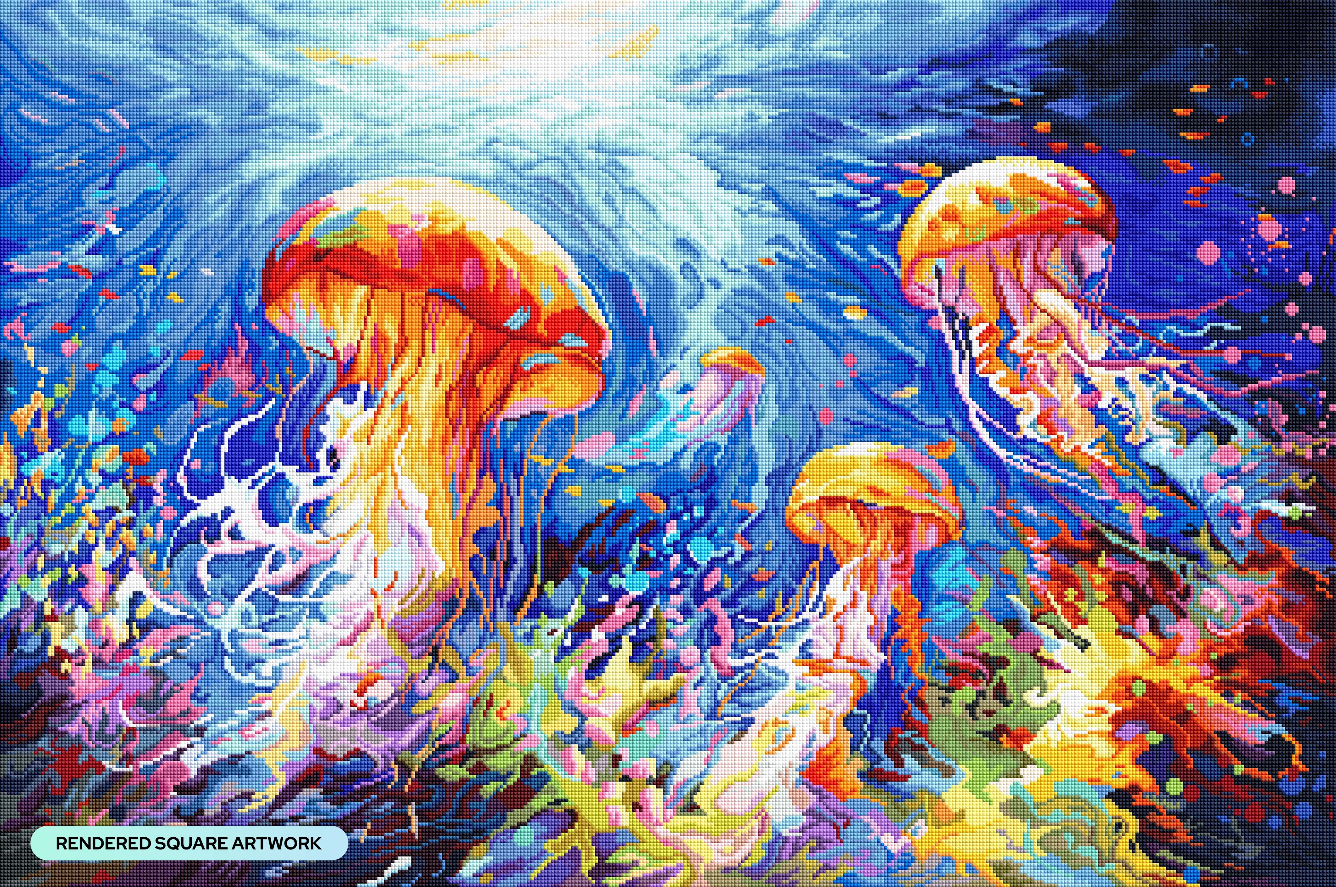 Jellyfish Serenade – Diamond Art Club