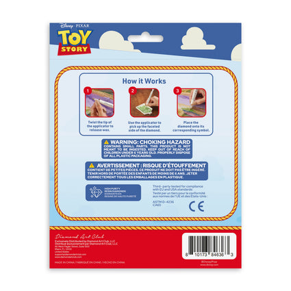 Diamond Painting Jessie - Sparkle Pals™ 5.6" x 2.8" (14.3cm x 7cm) / Round with 7 Colors including 1 AB and 3 Fairy Dust Diamonds / 300