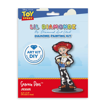 Diamond Painting Jessie - Sparkle Pals™ 5.6" x 2.8" (14.3cm x 7cm) / Round with 7 Colors including 1 AB and 3 Fairy Dust Diamonds / 300