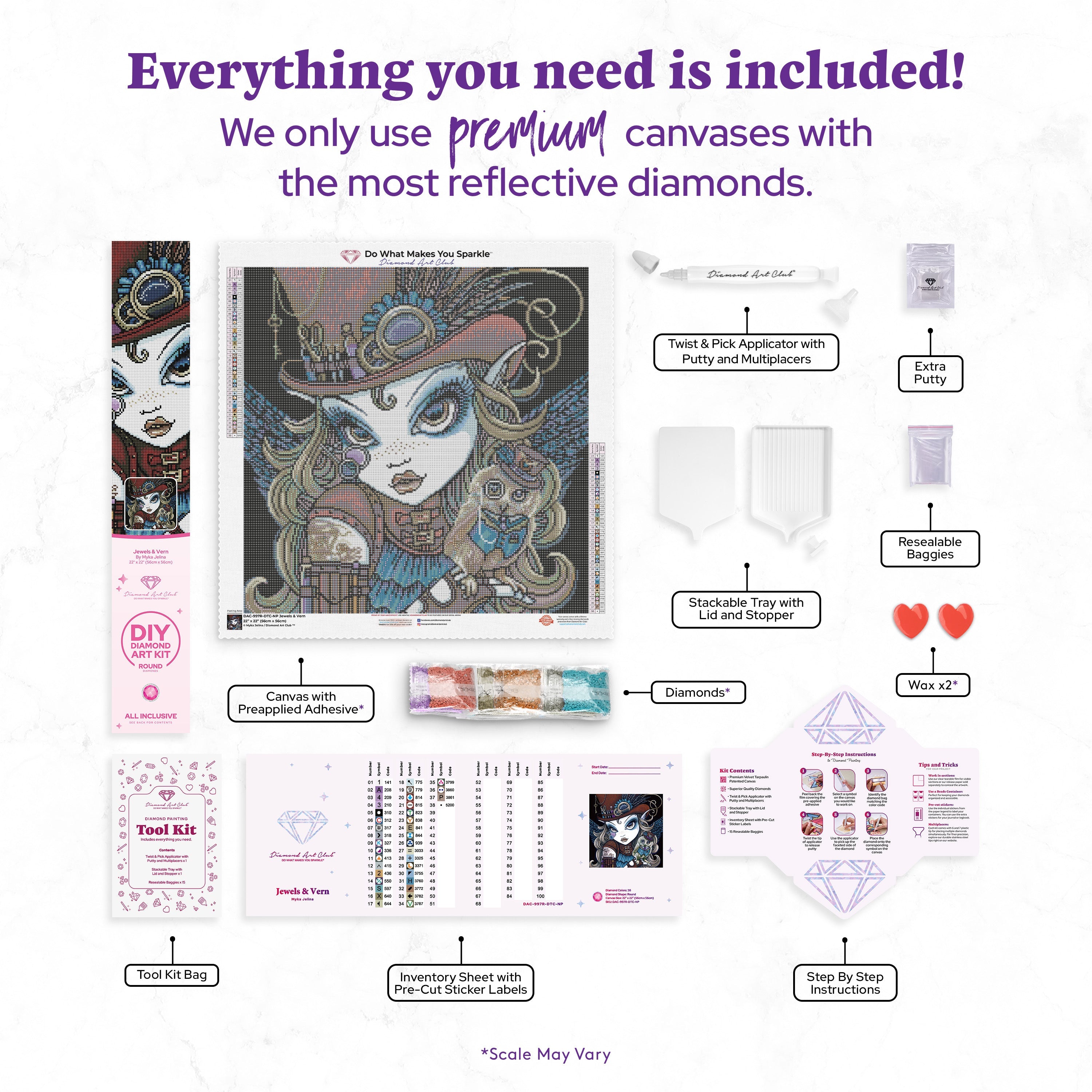 Jewels & Vern – Diamond Art Club