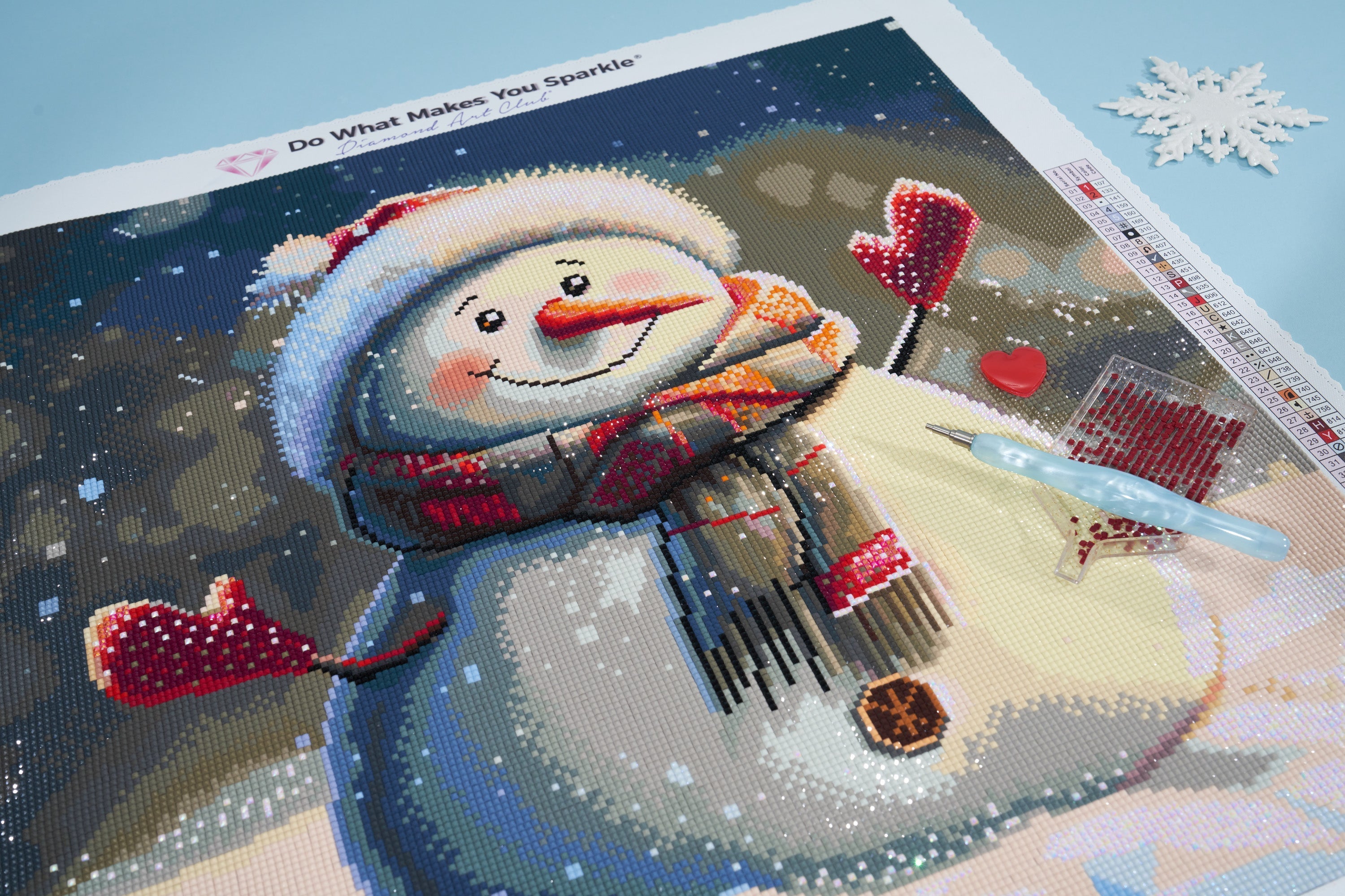 ダイヤモンドアートクラブ Christmas man Jolly Snowman – Diamond Art Club