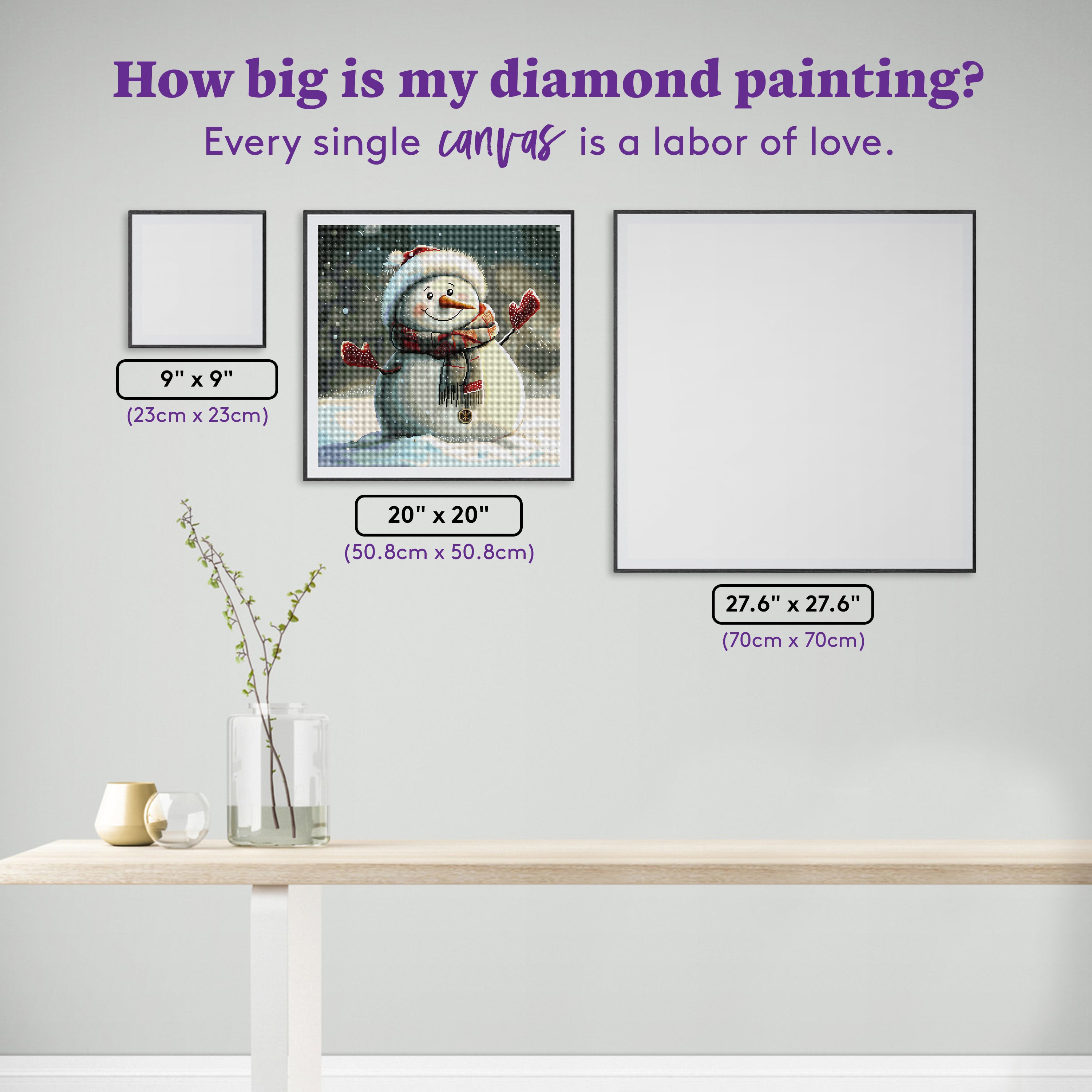 Jolly Snowman – Diamond Art Club