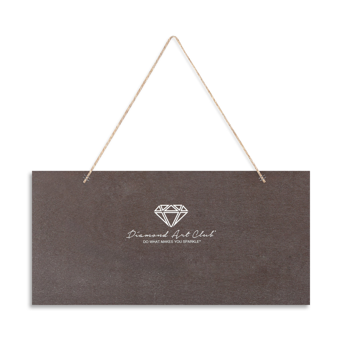 Diamond Painting Joy - Hanging Sign 6" x 12" (14.7cm x 29.7cm) / Square with 8 Colors including 1 AB and 1 Fairy Dust Diamonds / 7,021