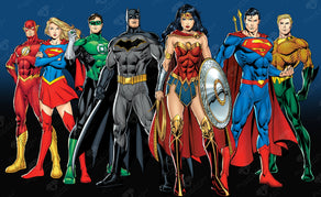 Diamond Painting Justice League™ 44.9" x 27.6" (114cm x 70cm) / Square With 40 Colors Including 4 ABs / 125,204