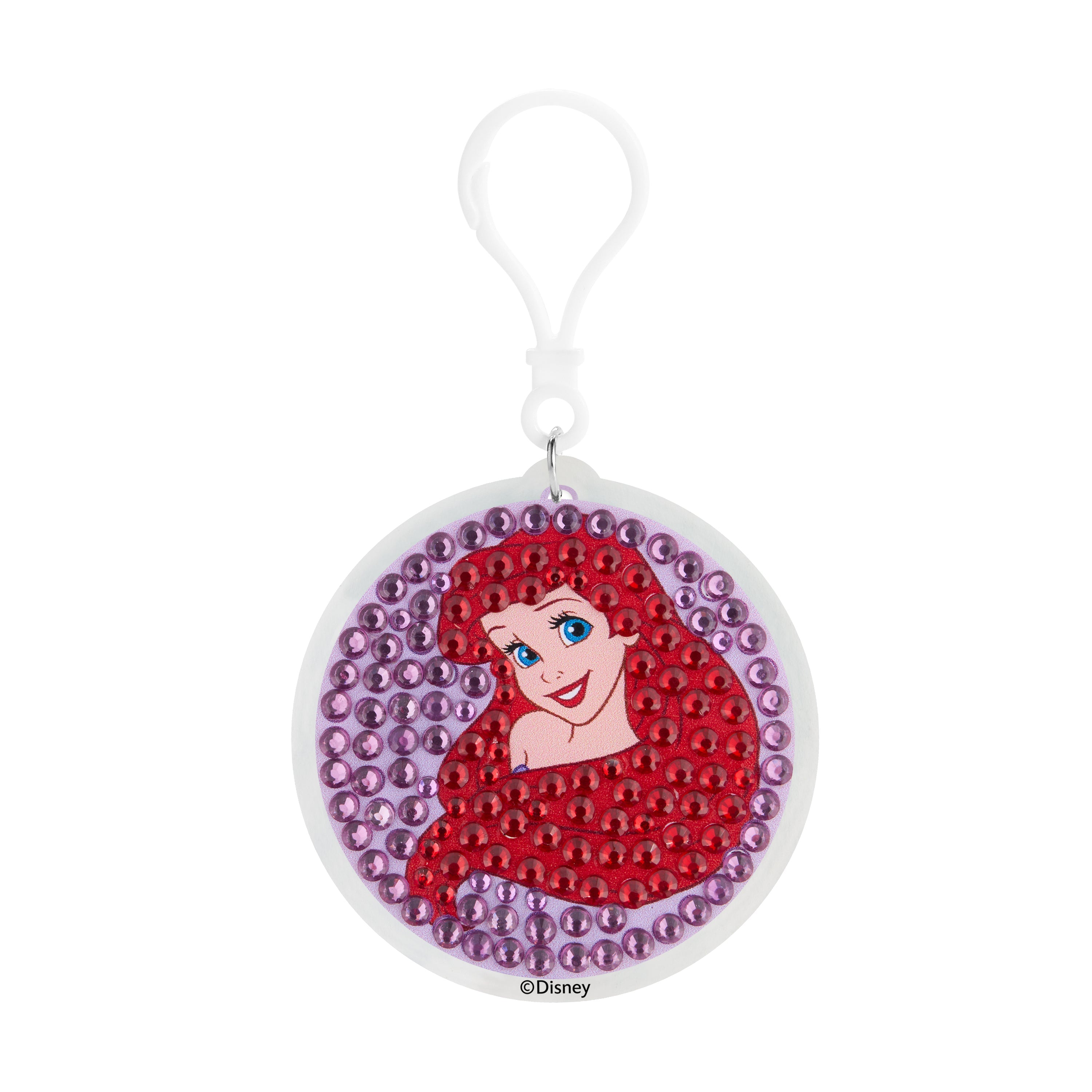 Disney Princess Ariel Seatbelt Buckle Keychain - Official Licensed Full Color Accessory