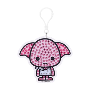 Diamond Painting Keychain - Dobby 3.9" x 3.3" (9.8cm x 8.5cm) / Round With 4 Colors including 4 Iridescent Diamonds / 280