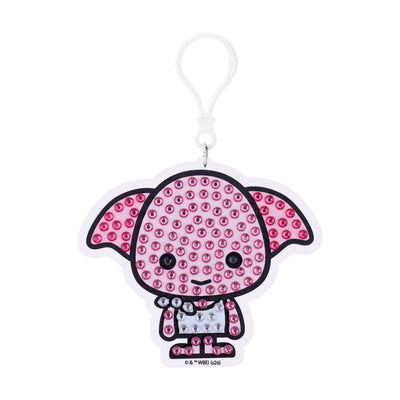 Diamond Painting Keychain - Dobby 3.9" x 3.3" (9.8cm x 8.5cm) / Round With 4 Colors including 4 Iridescent Diamonds / 280