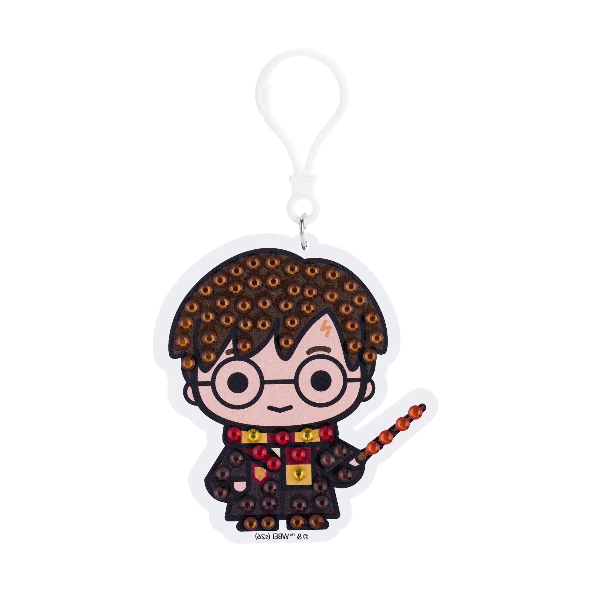 Diamond Painting Keychain - Harry Potter 3" x 3.3" (7.6cm x 8.3cm) / Round With 5 Colors including 5 Iridescent Diamonds / 170