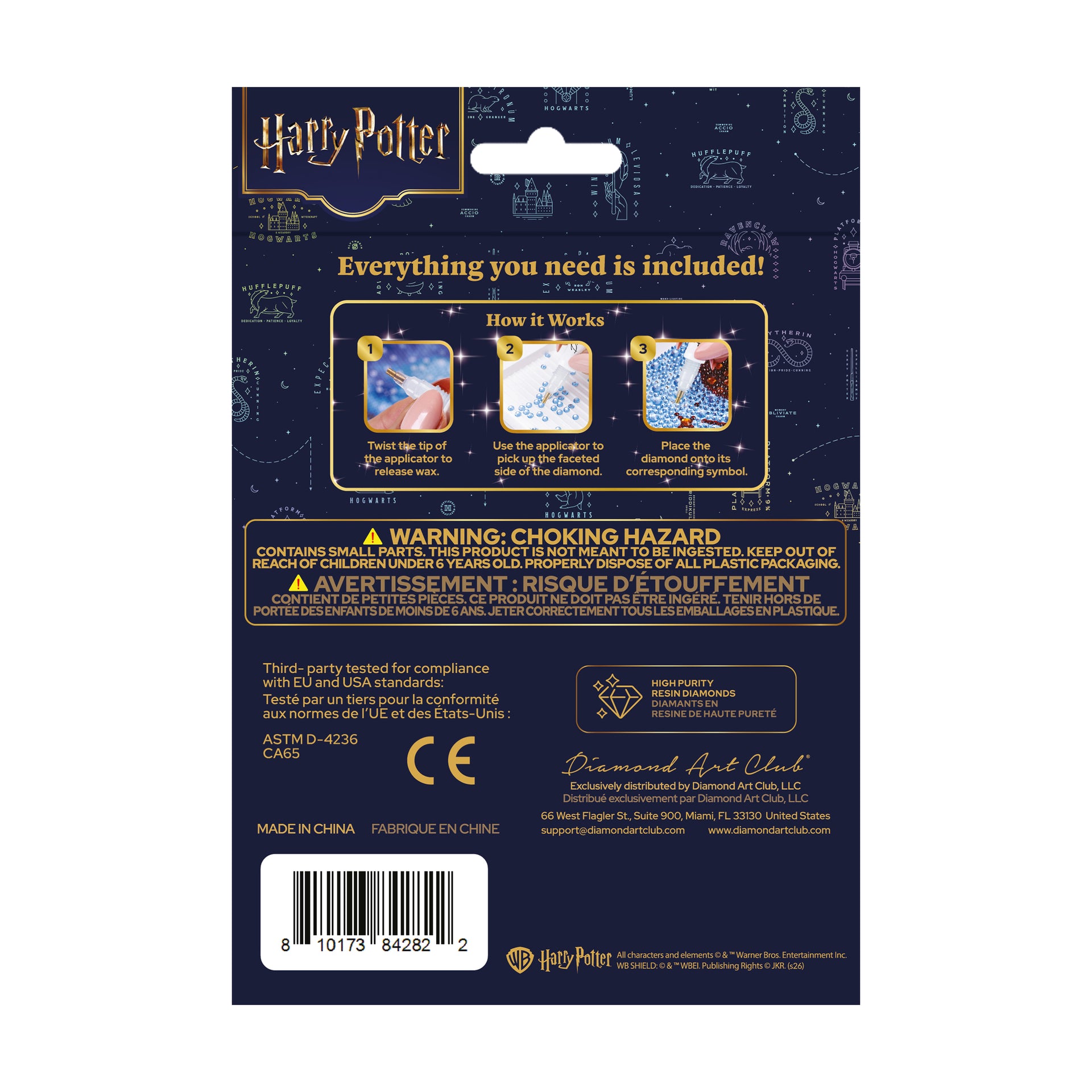 Diamond Painting Keychain - Ron Weasley 3.3" x 3.5" (8.3cm x 8.9cm) / Round With 6 Colors including 6 Iridescent Diamonds / 200