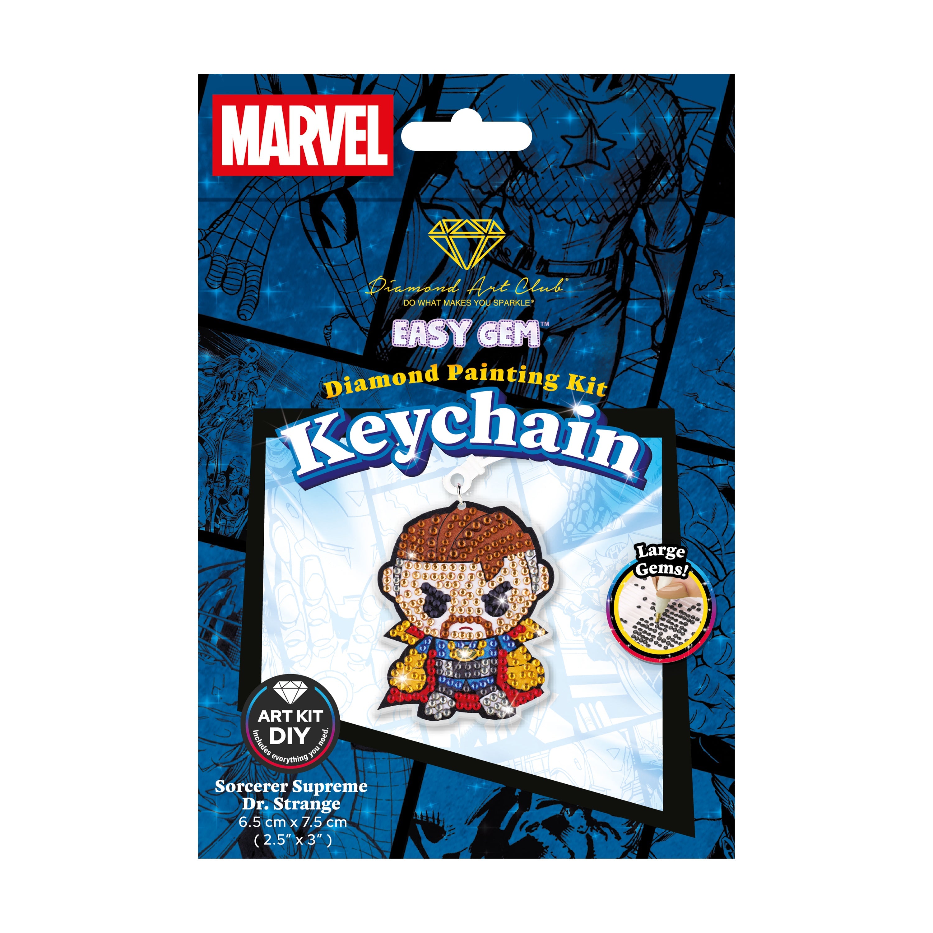Easy Gem™ Keychain - Sorcerer Supreme Dr. Strange™ – Diamond Art Club