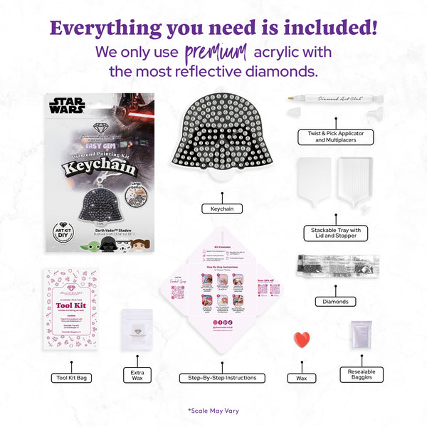 Easy Gem™ Keychain - Vader's Shadow – Diamond Art Club