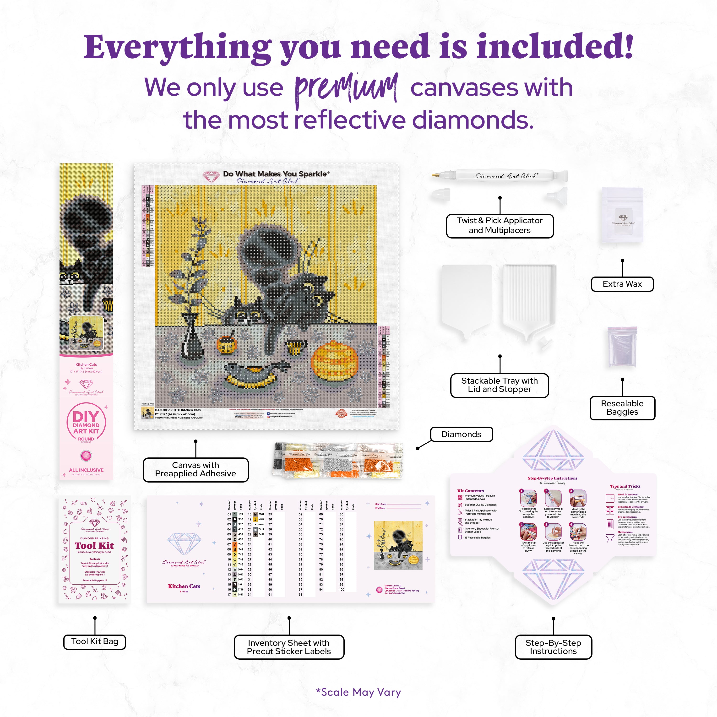 Kitchen Cats – Diamond Art Club