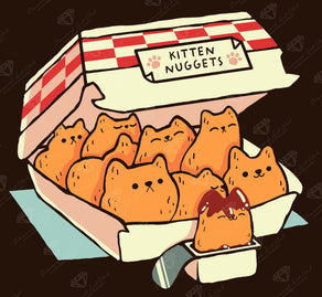 Diamond Painting Kitten Nuggets 14" x 13" (35.8cm x 33cm) / Round with 9 Colors including 1 AB and 1 Iridescent Diamond and 1 Fairy Dust Diamond / 15,600