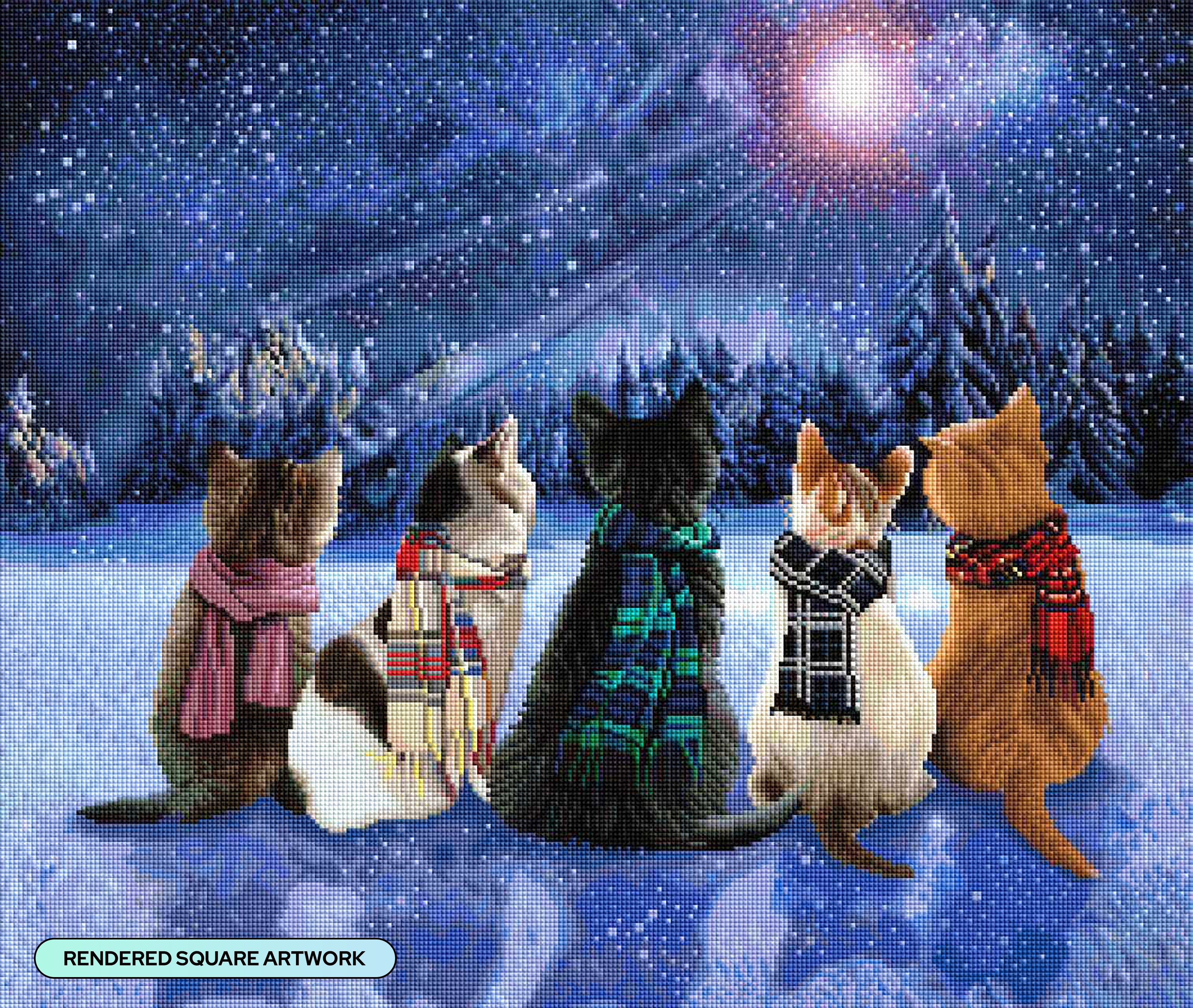 Kitten Wishes – Diamond Art Club