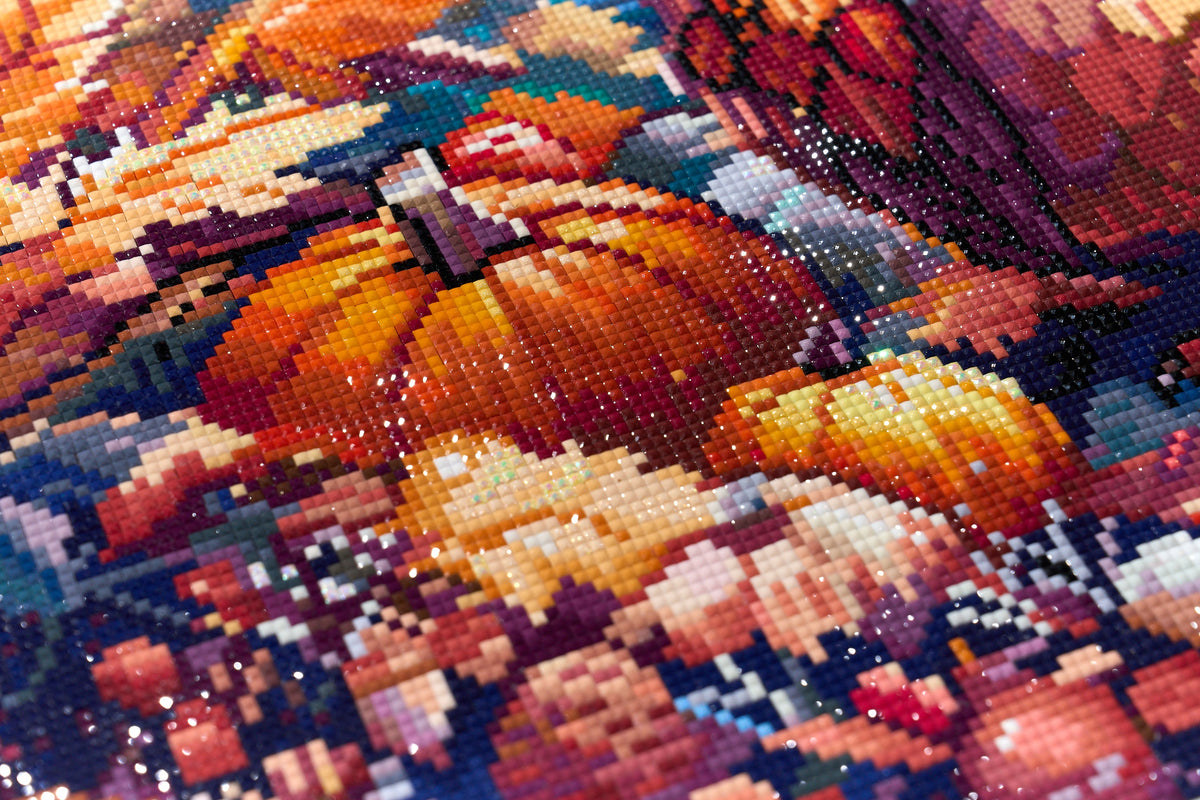 Diamond Painting Land of Plenty 24" x 20" (60.7cm x 50.8cm) / Square with 87 Colors including 2 ABs and 7 Fairy Dust Diamonds / 49,776