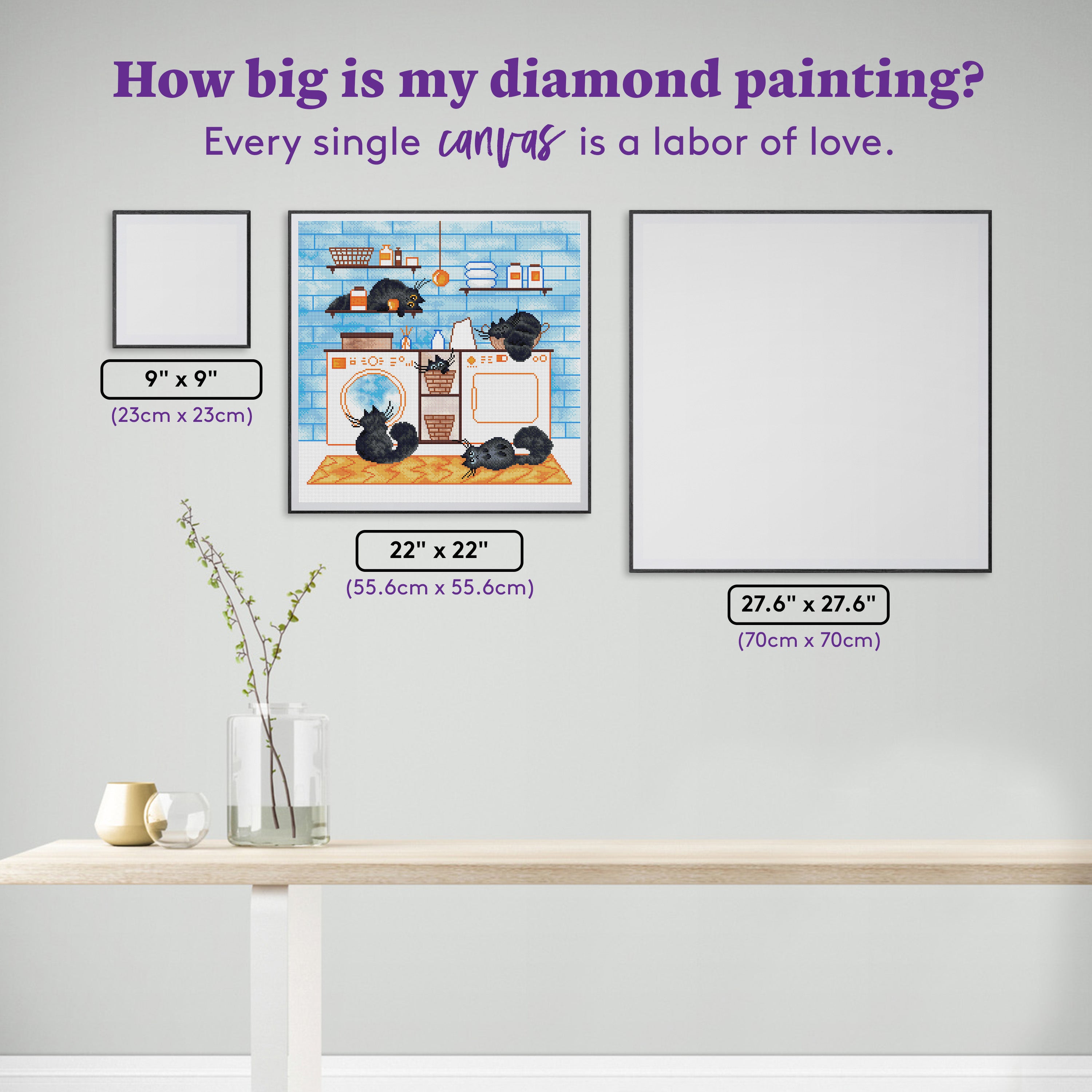 T*o様 DIY Diamond Art Kit ステンドグラス猫箱傷あり中身は ダイヤモンドアート A3 ステンドグラス調ネコ (通常/フルAB/フルCR/Mix