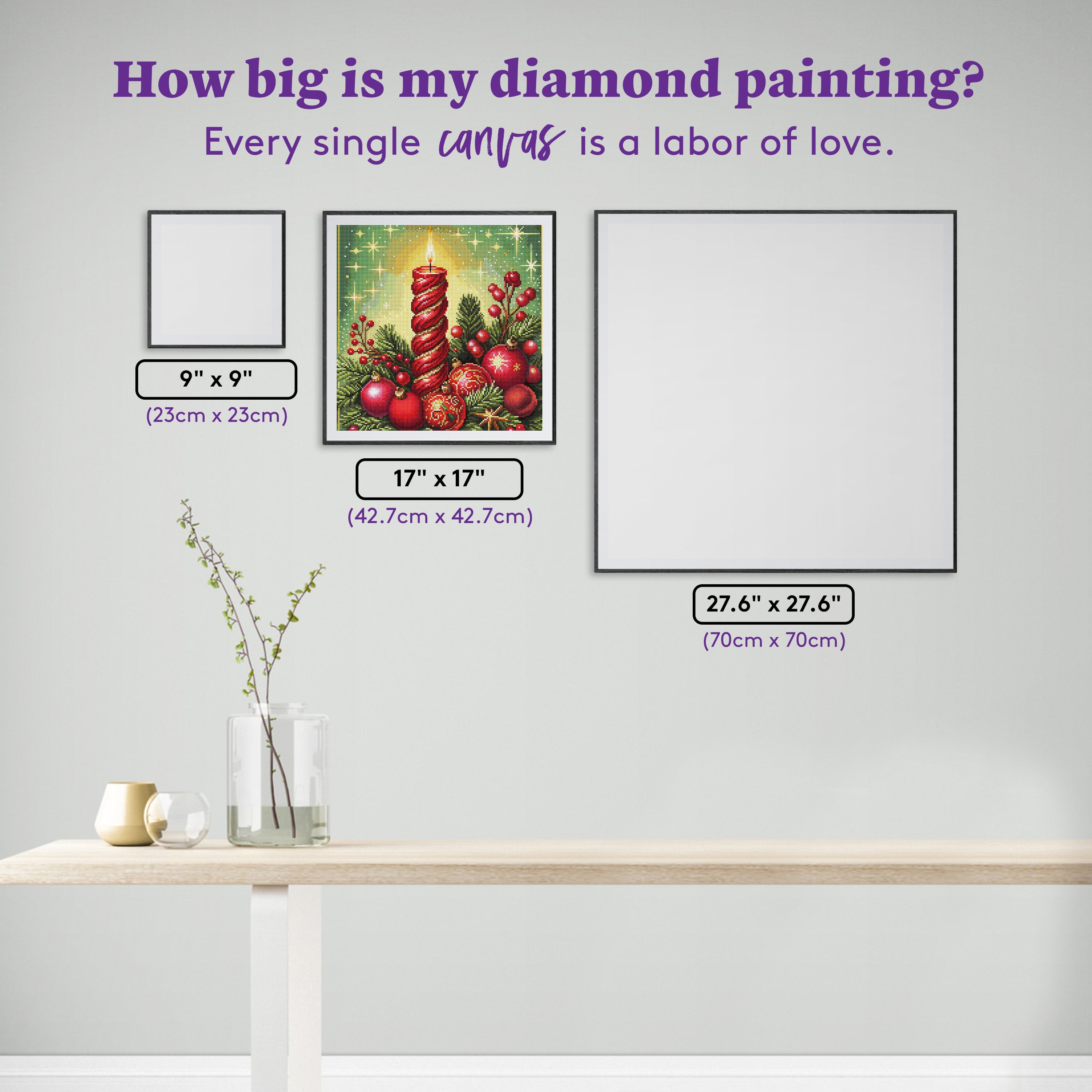 希望の光 ダイヤモンドアートキット – Diamond Art Club