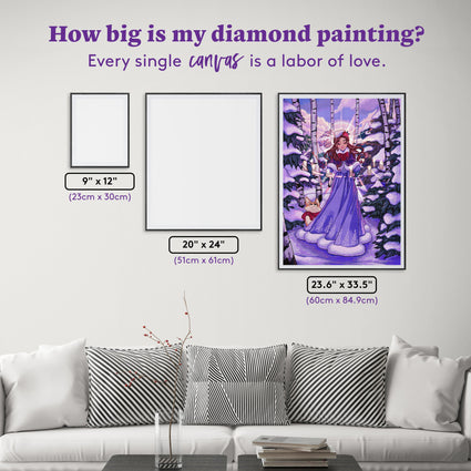 Diamond Painting Light the Way 23.6" x 33.5" (60cm x 84.9cm) / Square with 74 Colors including 3 ABs and 3 Fairy Dust Diamonds / 82,181