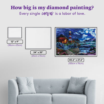 The Beautiful World of Color Diamond Painting, Adult Large-Scale Scenery  Interactive Handmade Digital Painting Craft Diamond Painting Kits, for Room