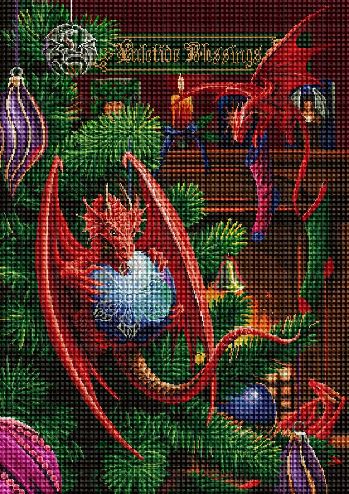 Diamond Painting Little Helpers 27.6" x 39.6" (70cm x 99cm) / Square with 57 Colors including 4 ABs / 108,584