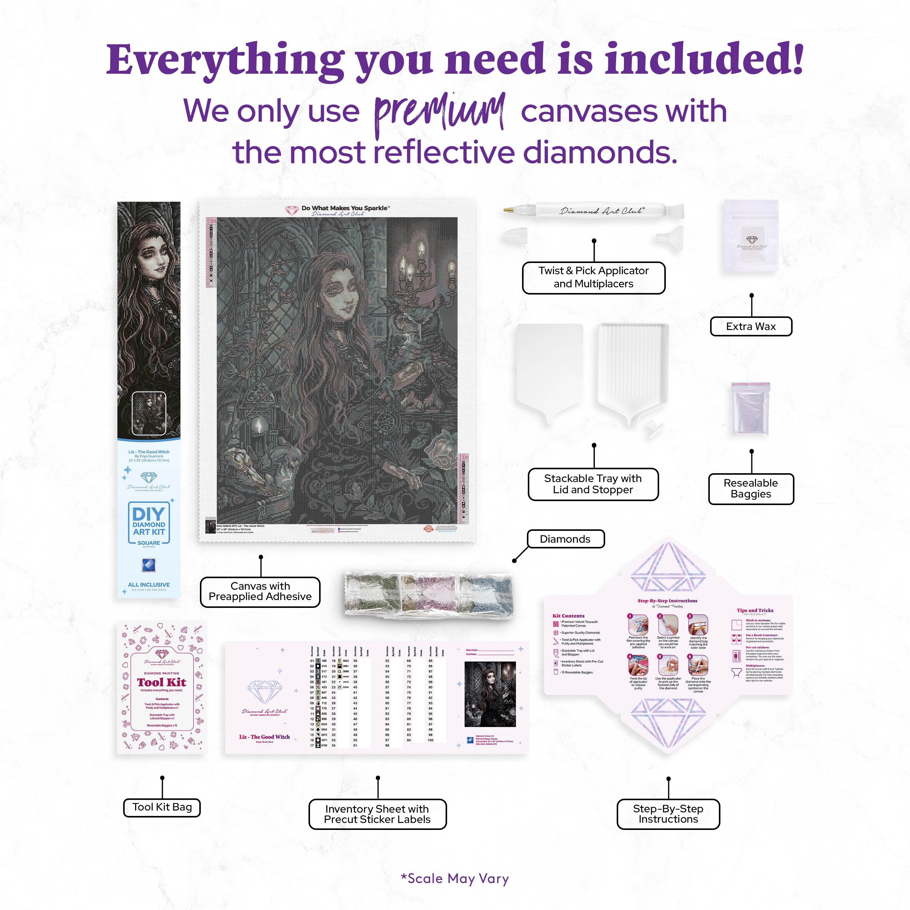Liz - The Good Witch – Diamond Art Club
