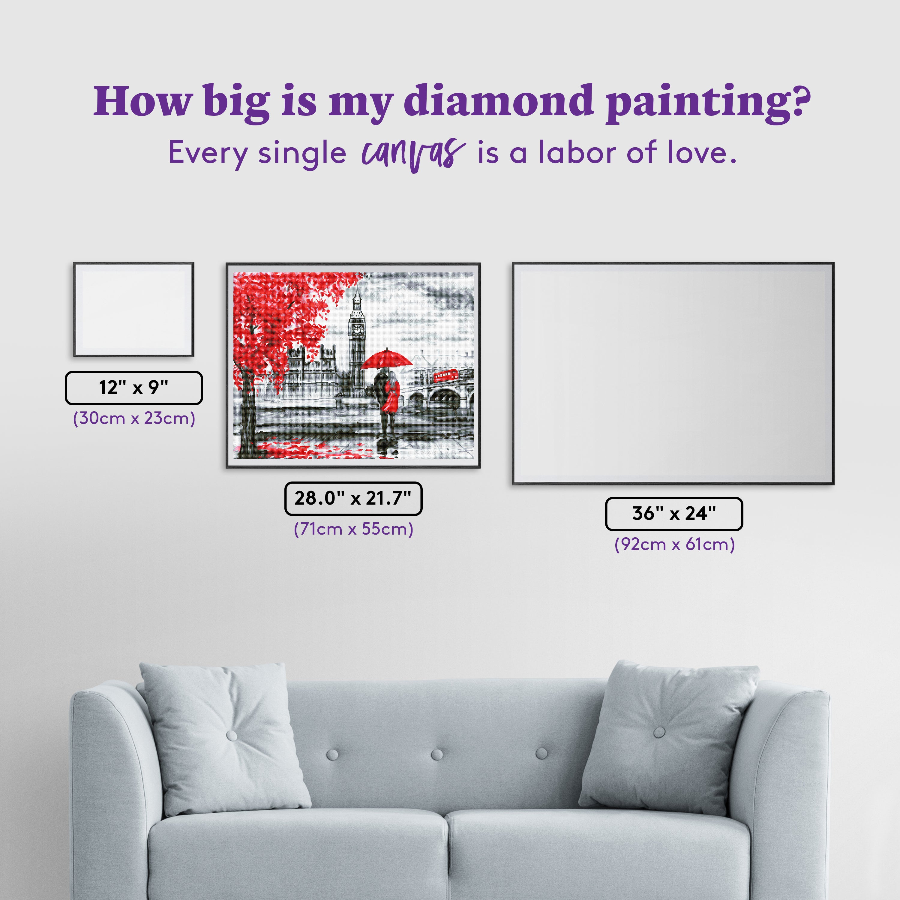 ロンドンの眺め ダイヤモンドアートキット – Diamond Art Club